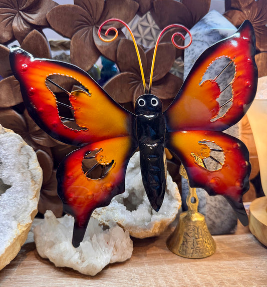 Papillon orange à suspendre