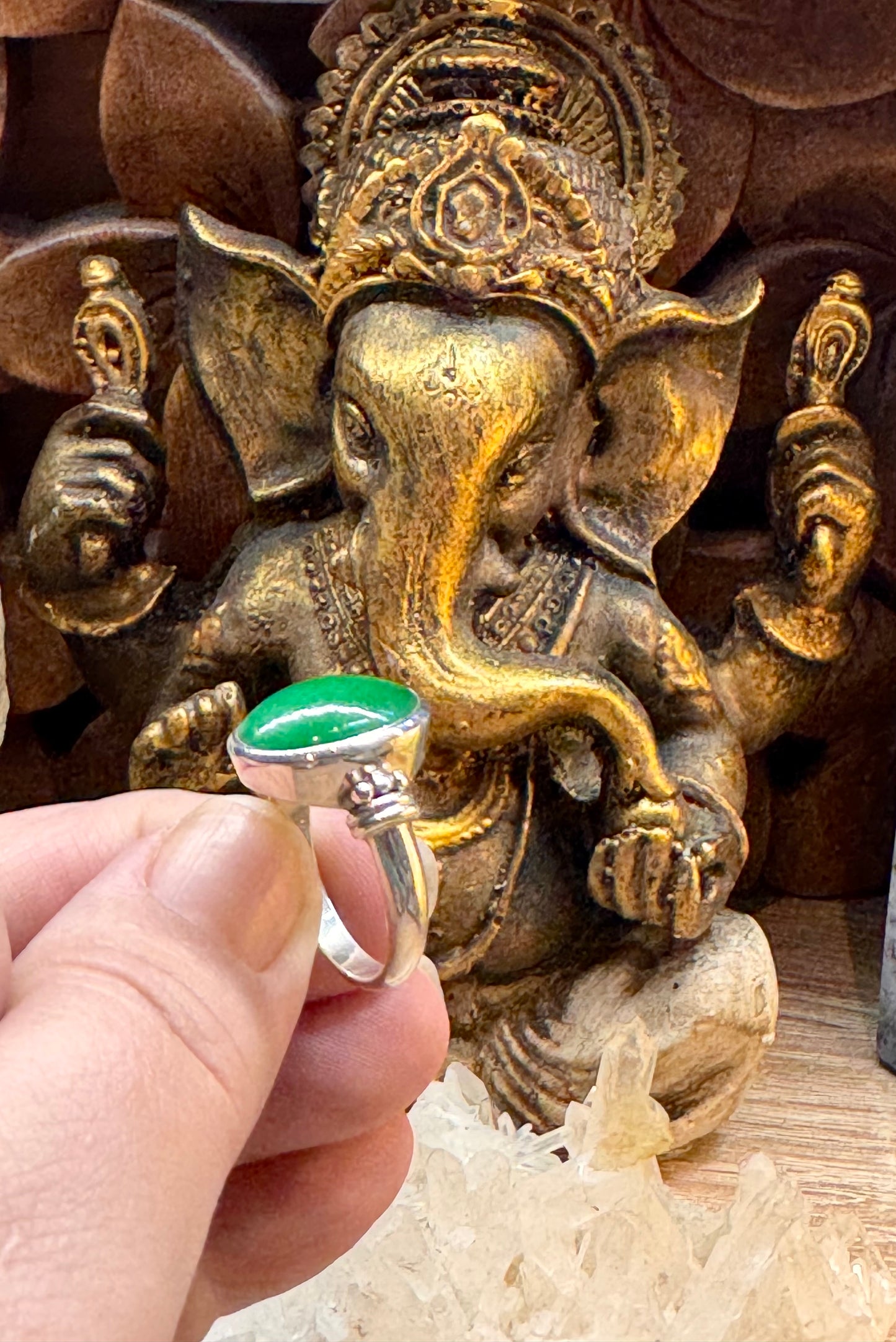 Bague de jade