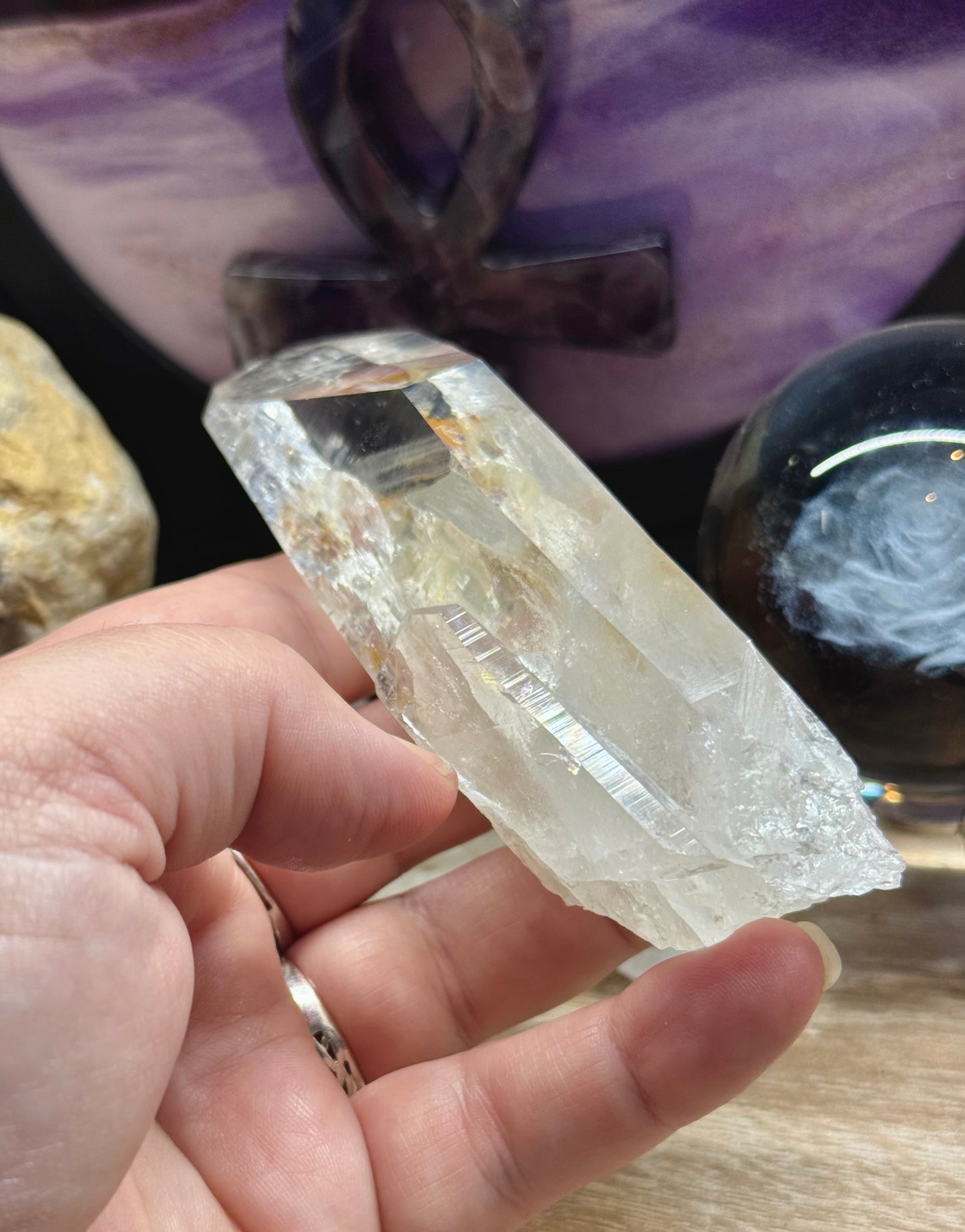 Pointe de Quartz Lémurien - 6