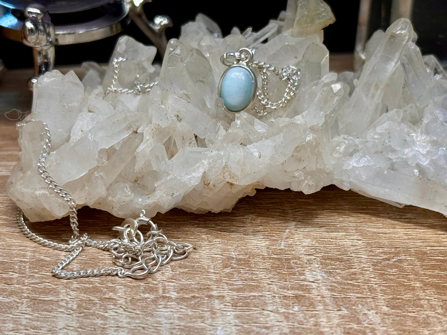 Collier pendentif de Larimar