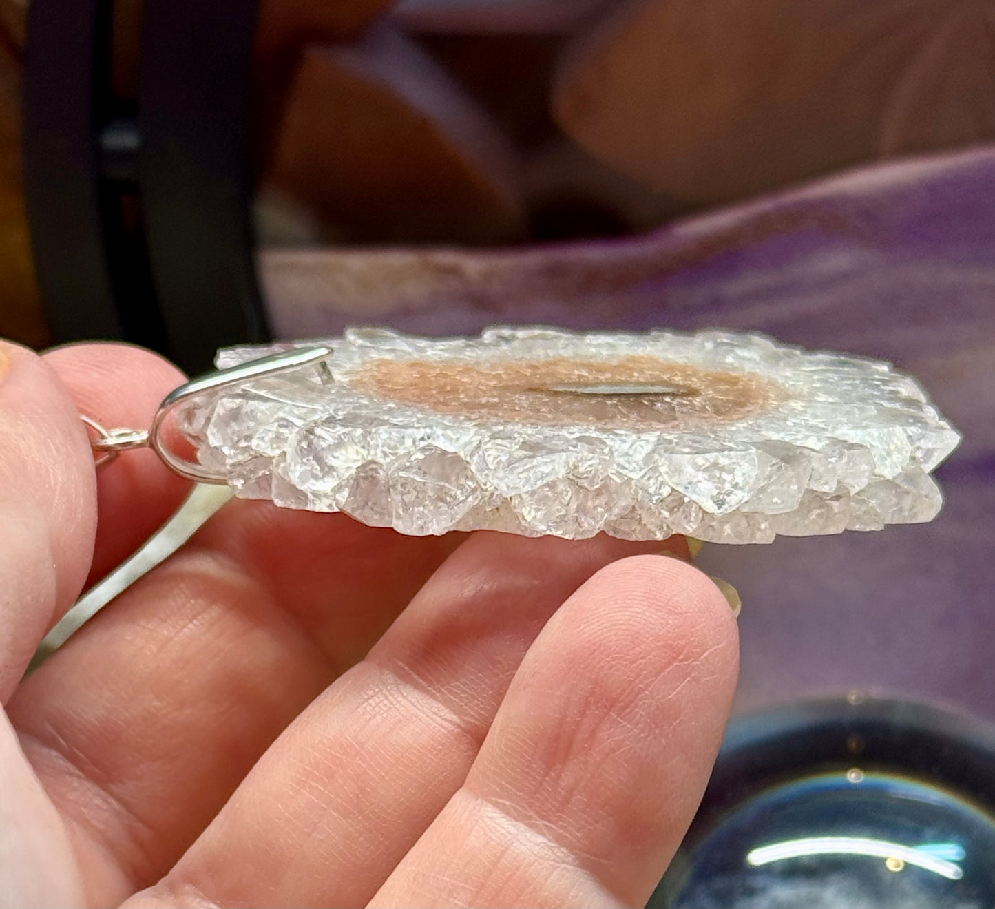 Pendentif de Quartz Cristal
