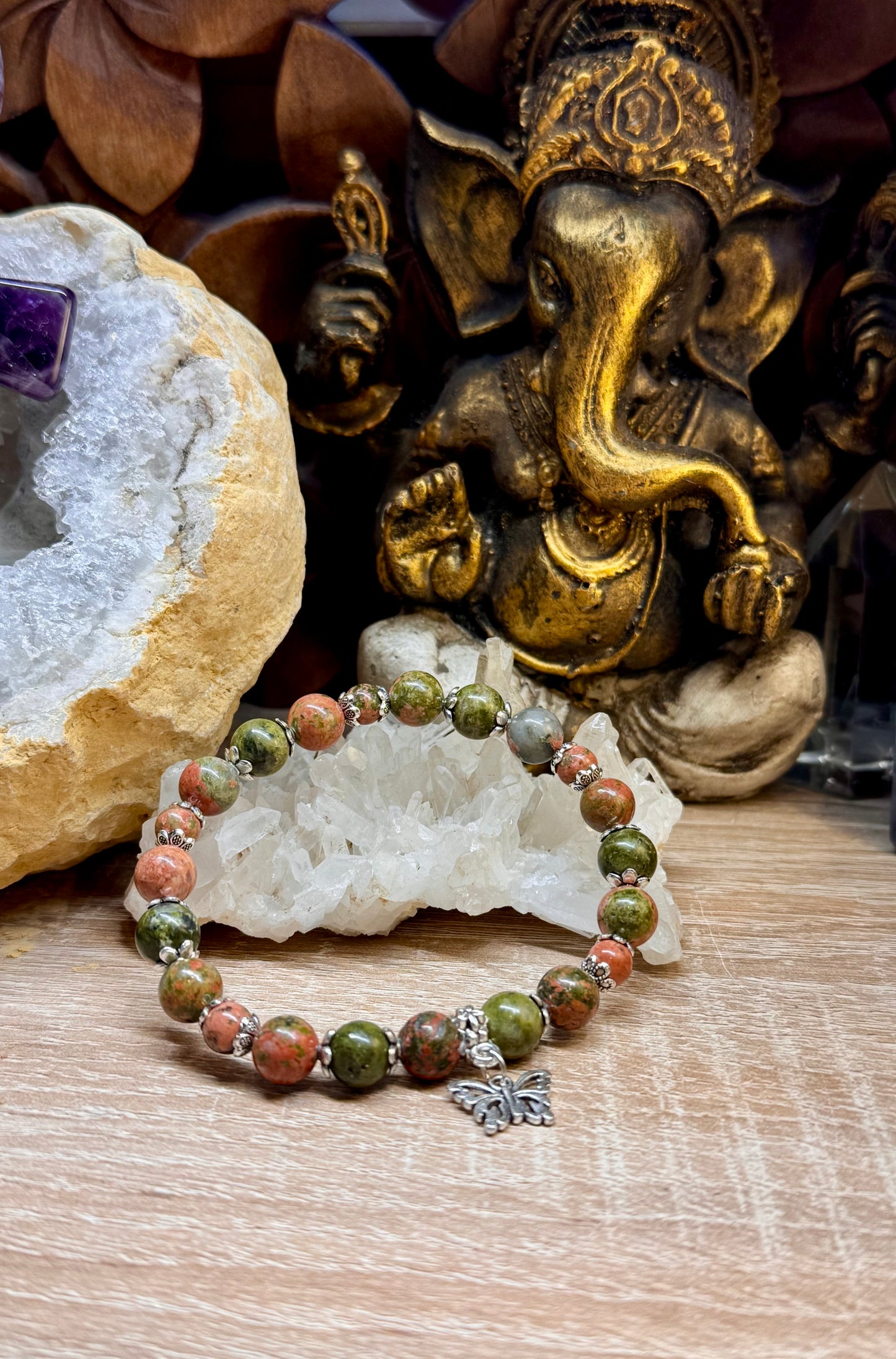 Bracelet Unakite "Équilibre et Calme"
