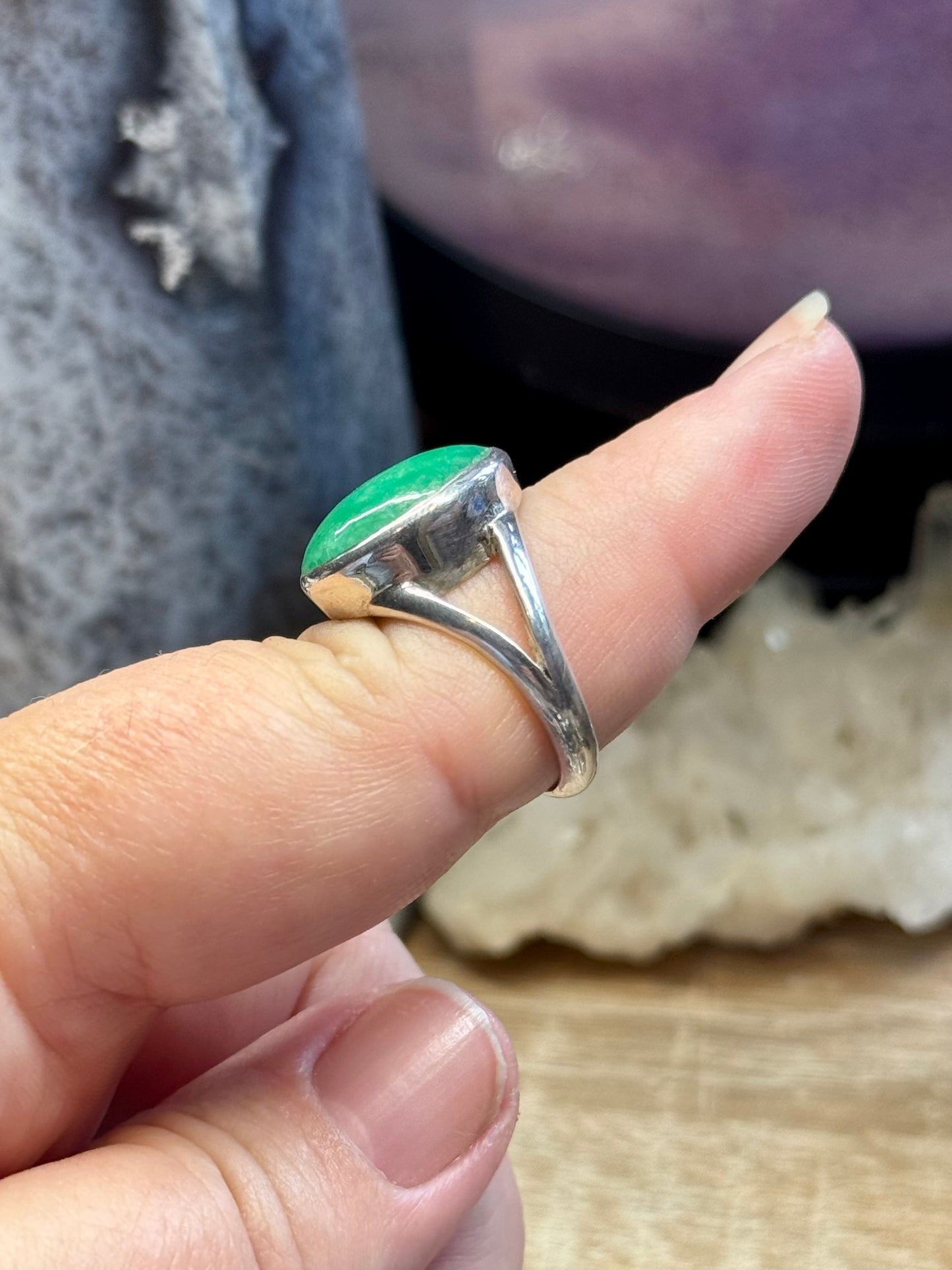 Bague en Jade T56
