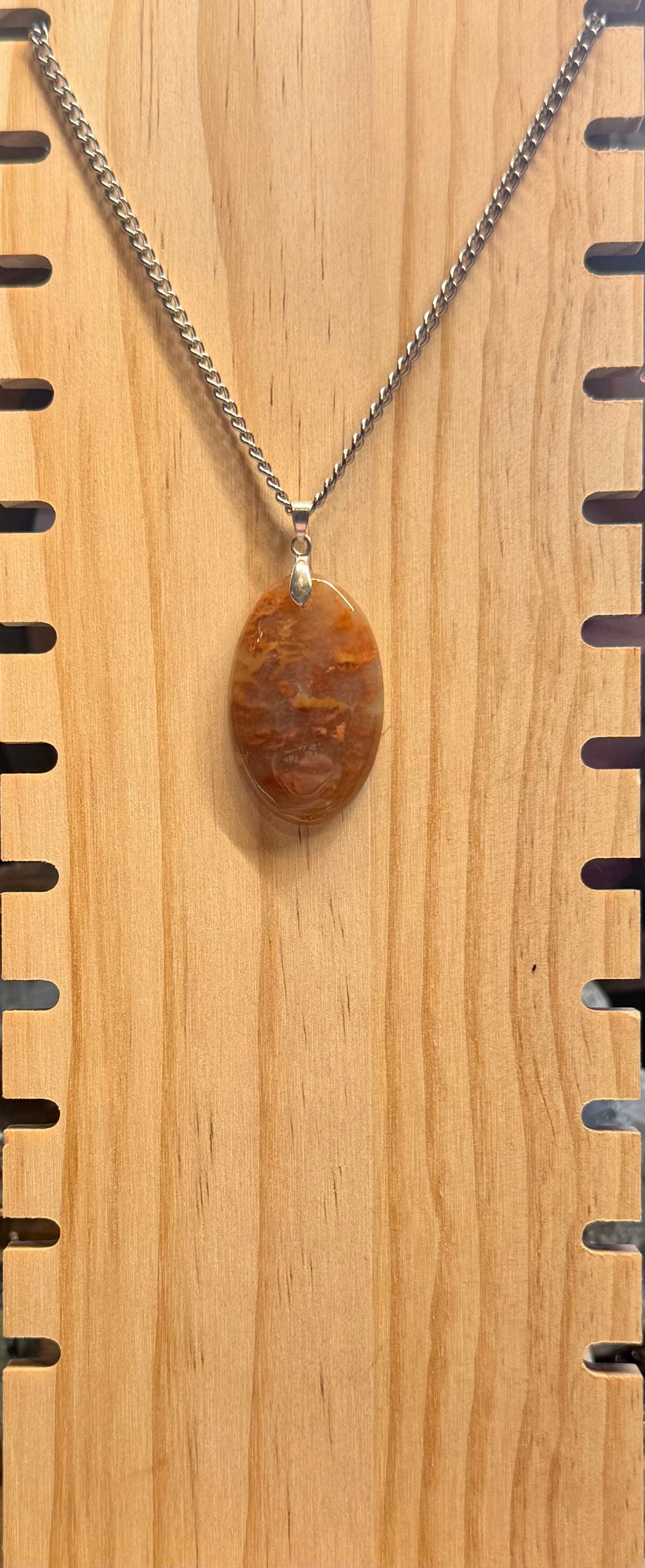 Pendentif d’Agate Rouge