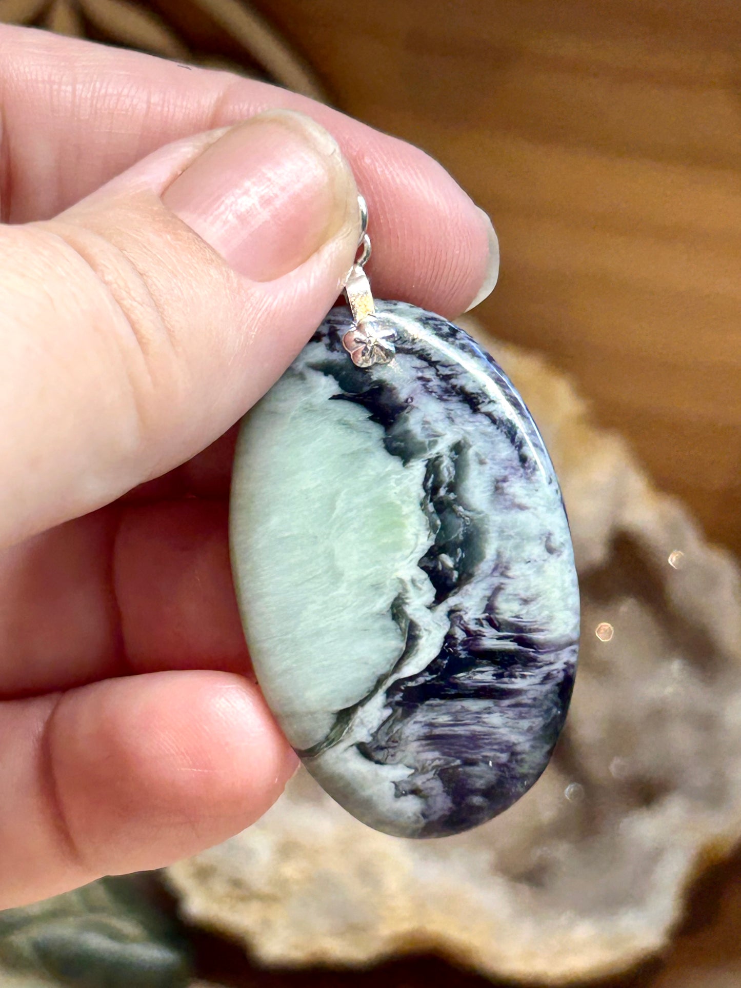 Pendentif de kammererite