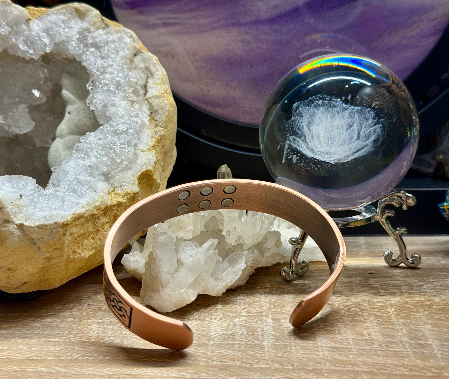 Bracelet magnétique en acier inoxydable