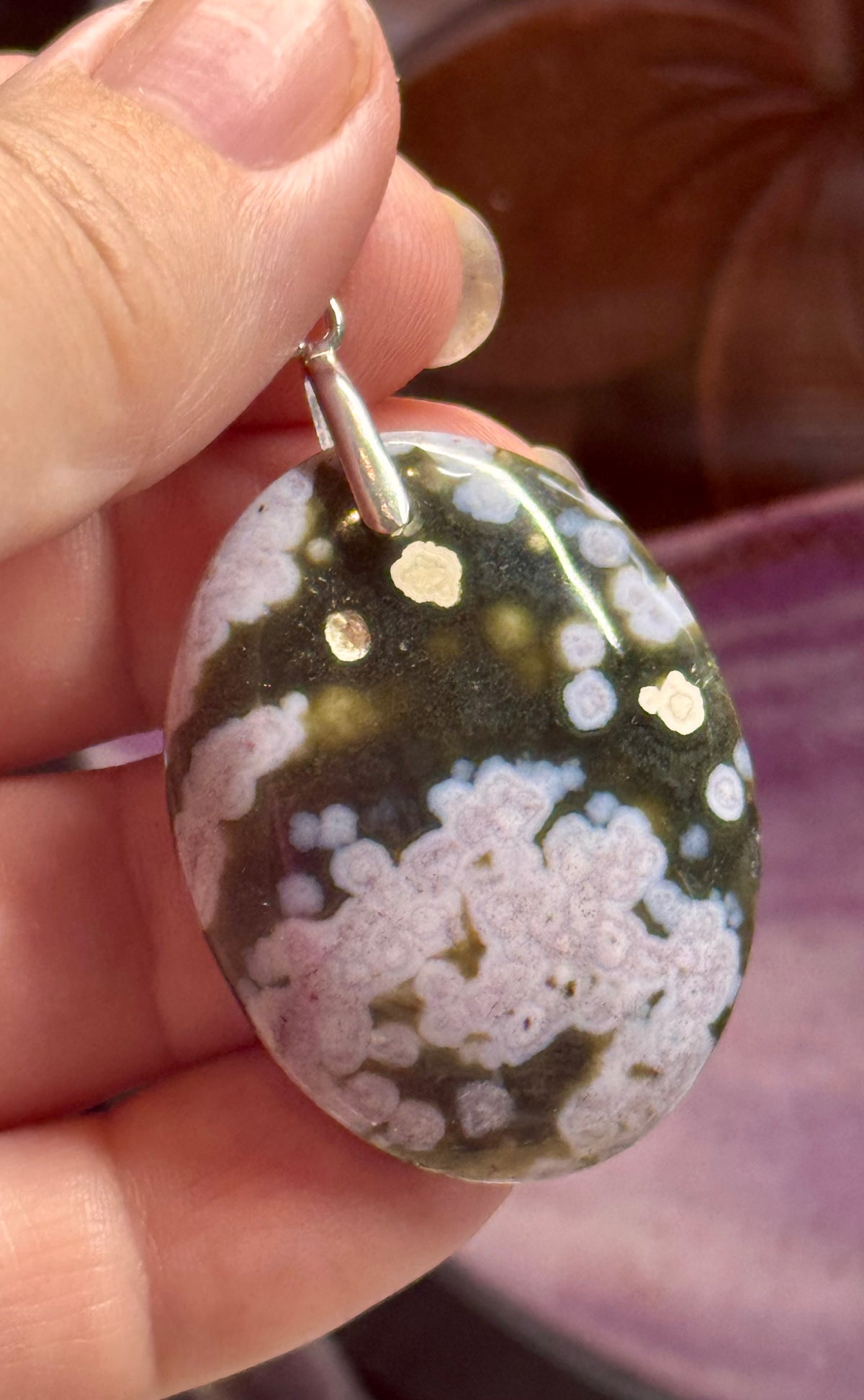 Pendentif de Jaspe Orbiculaire 2