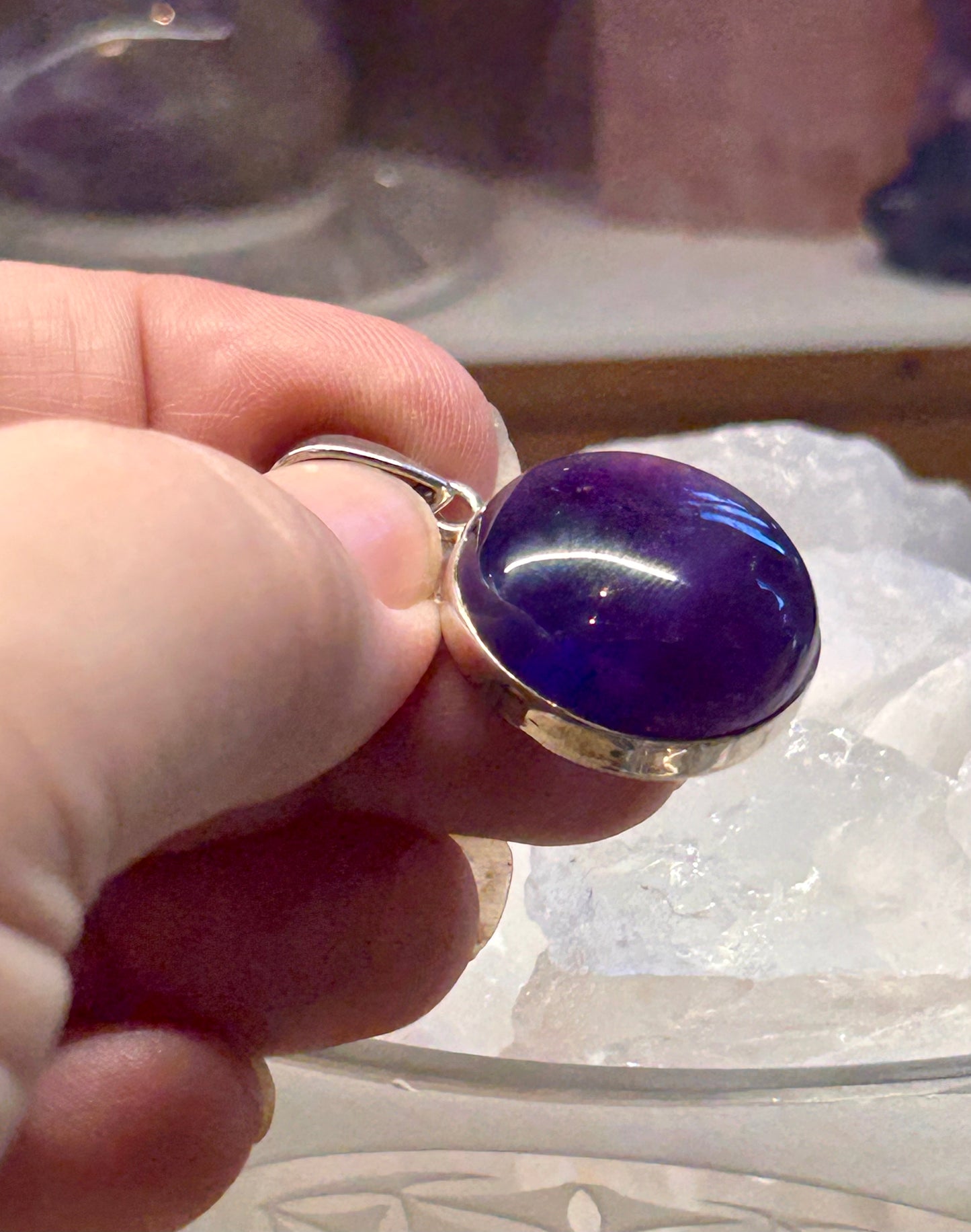 Pendentif en améthyste
