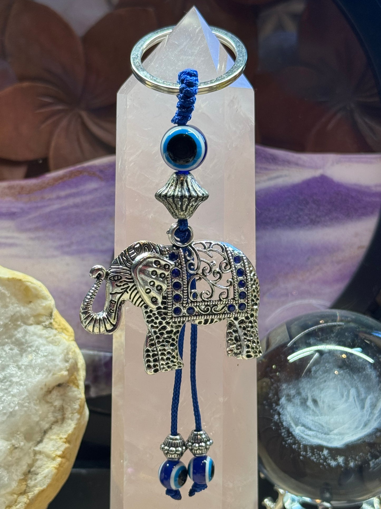 Porte-clé Éléphant et Oeil