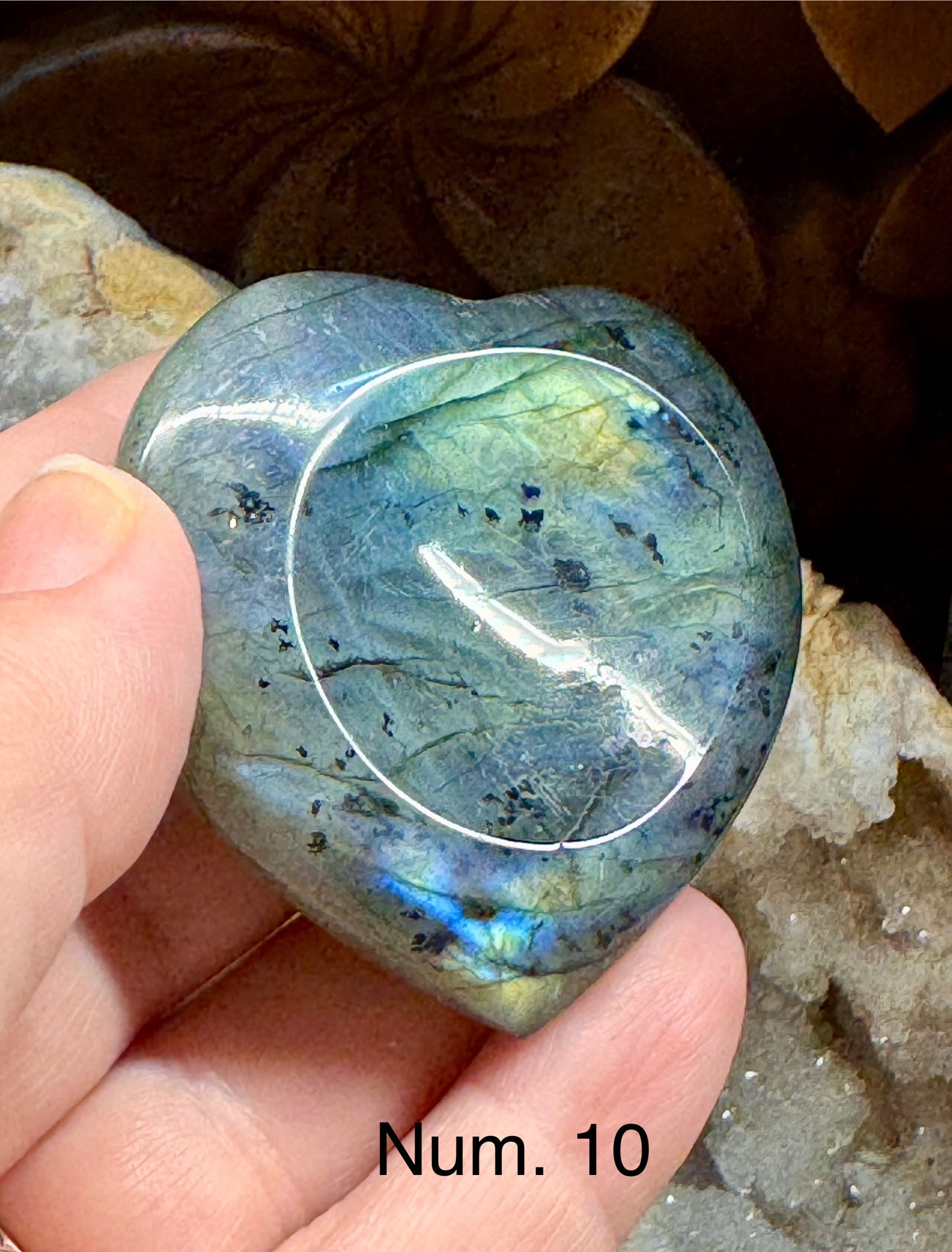 Pierre anti-stress labradorite