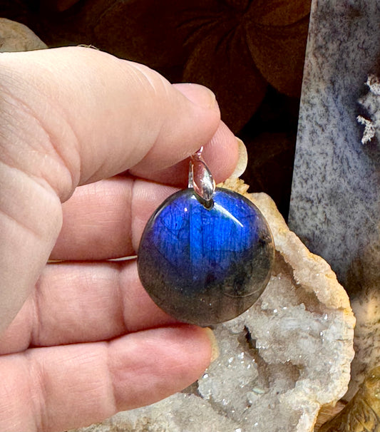Pendentif de labradorite