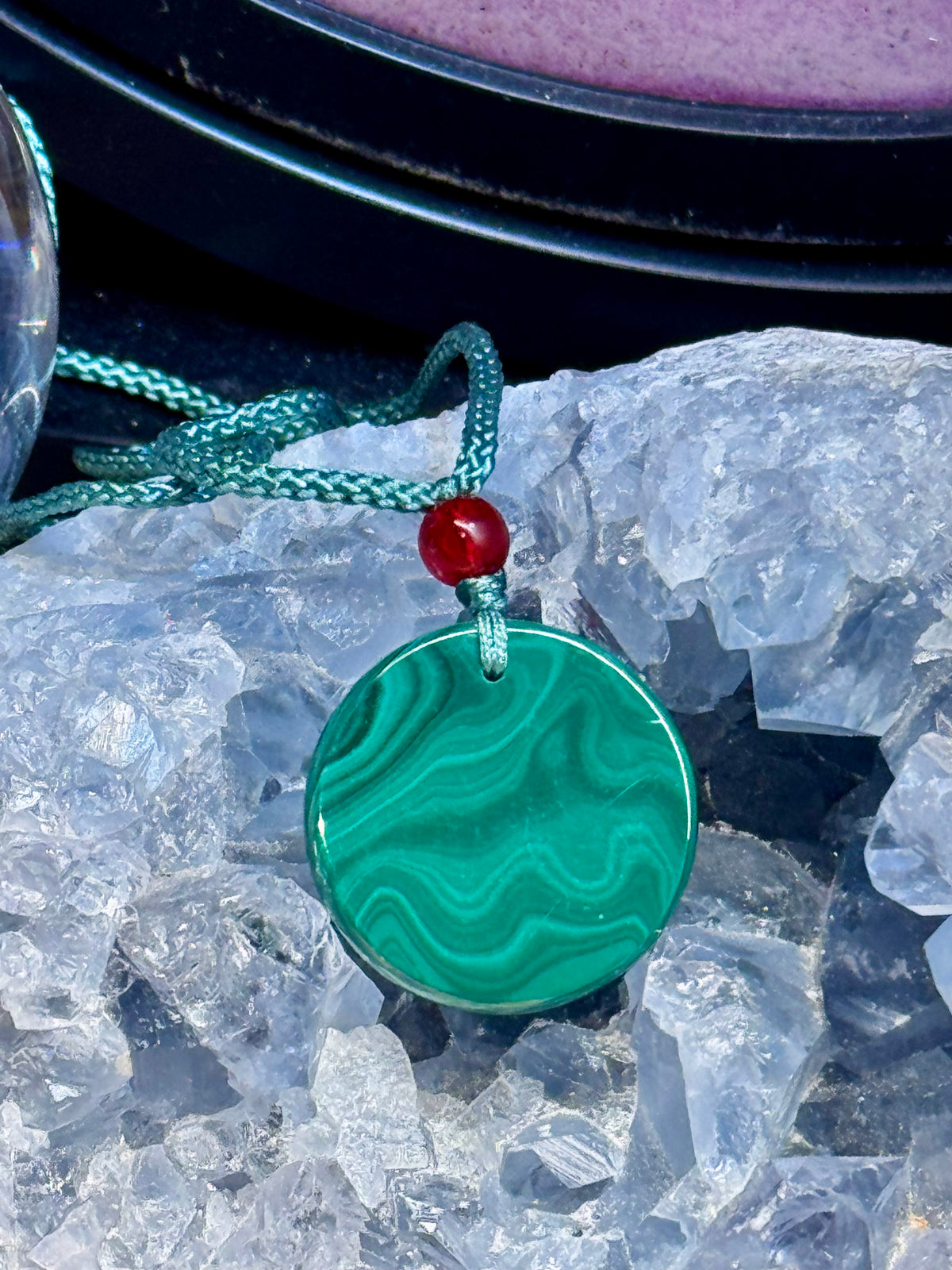 Collier ajustable Malachite 3