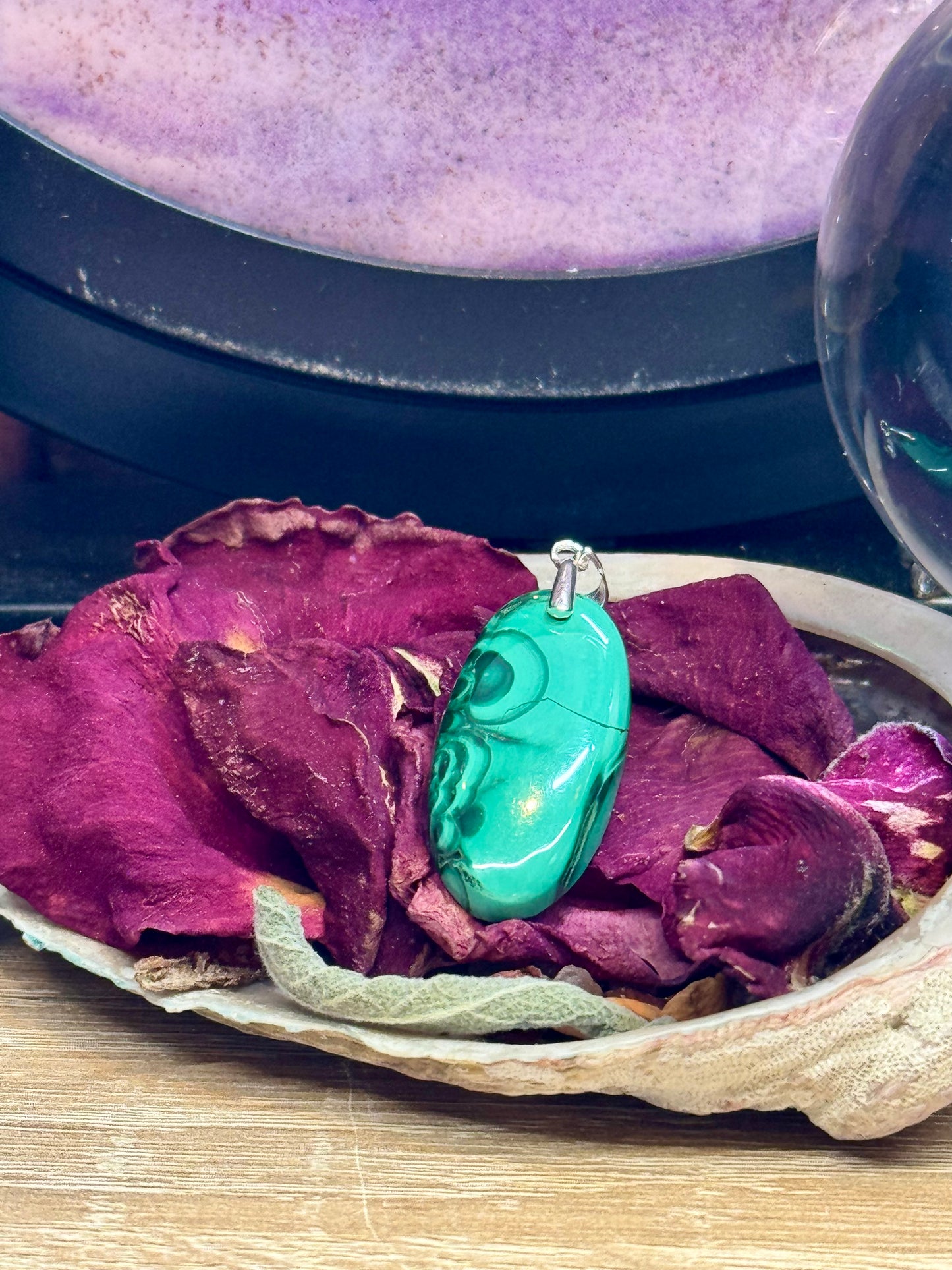 Pendentif de Malachite
