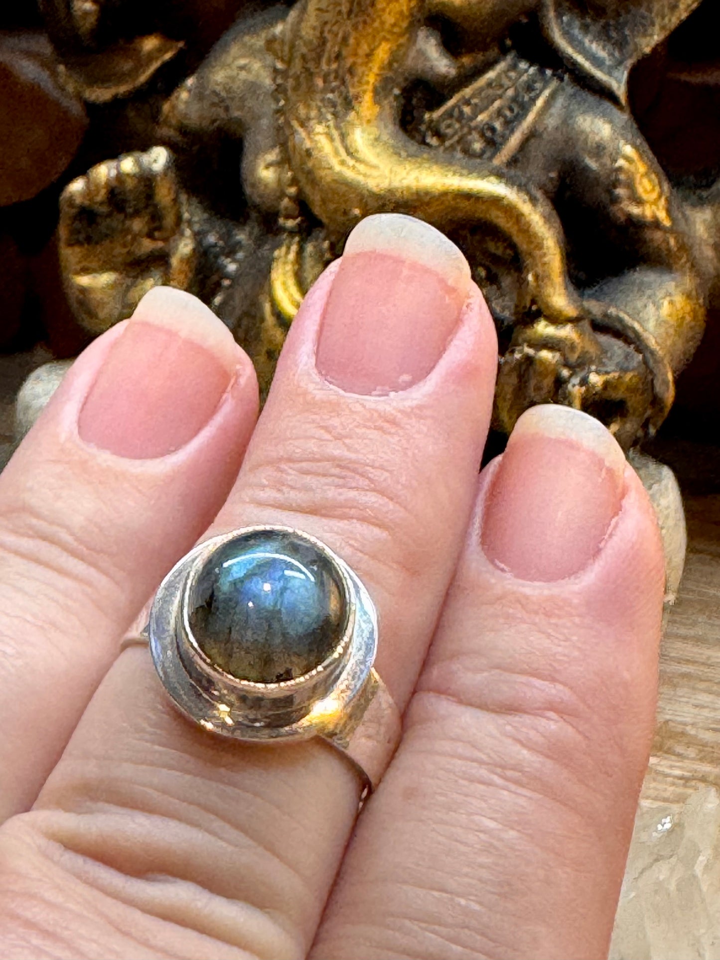 Bague labradorite