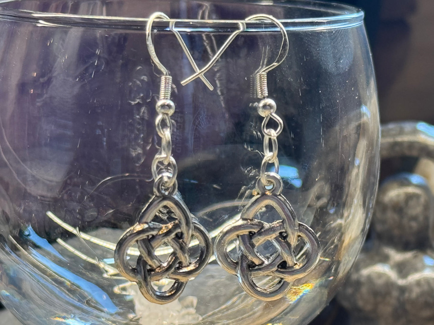 Boucles d’oreilles Noeud Infini
