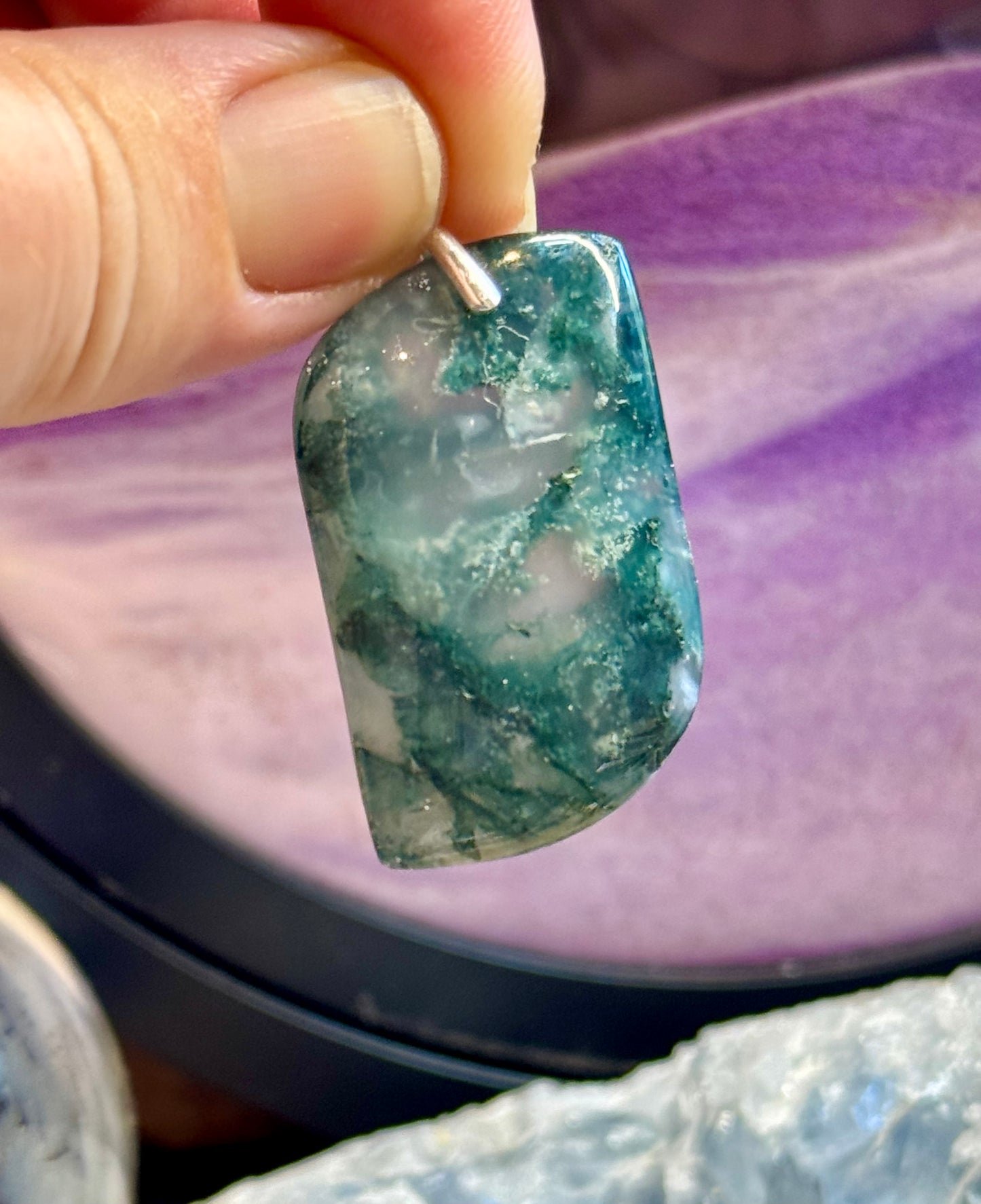 Pendentif d’Agate Mousse