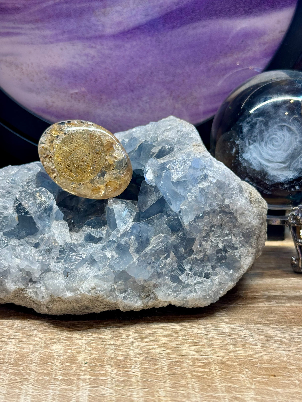 Petit galet de Citrine