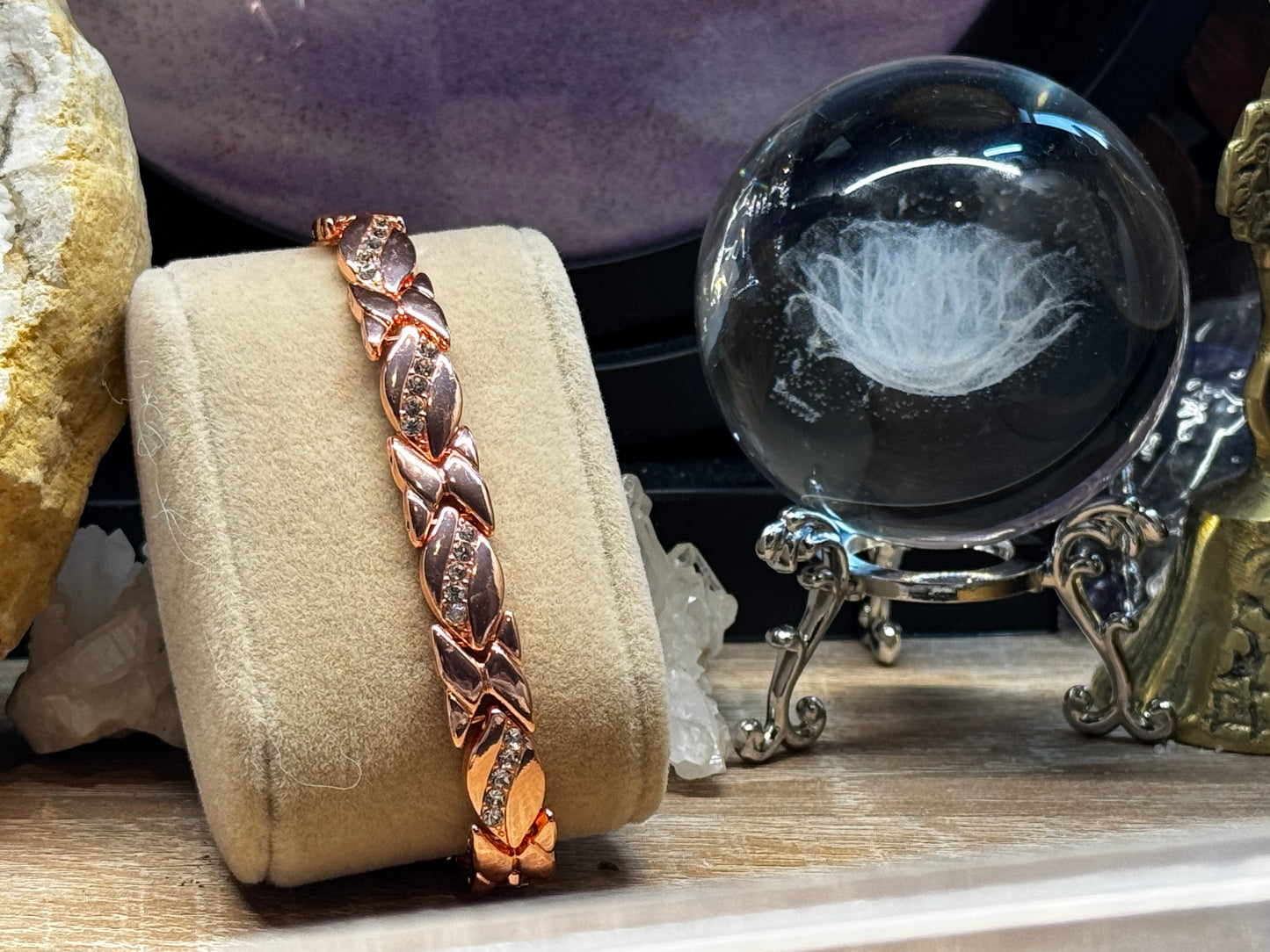 Bracelet magnétique en acier inoxydable