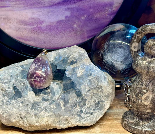 Pendentif de Lépidolite