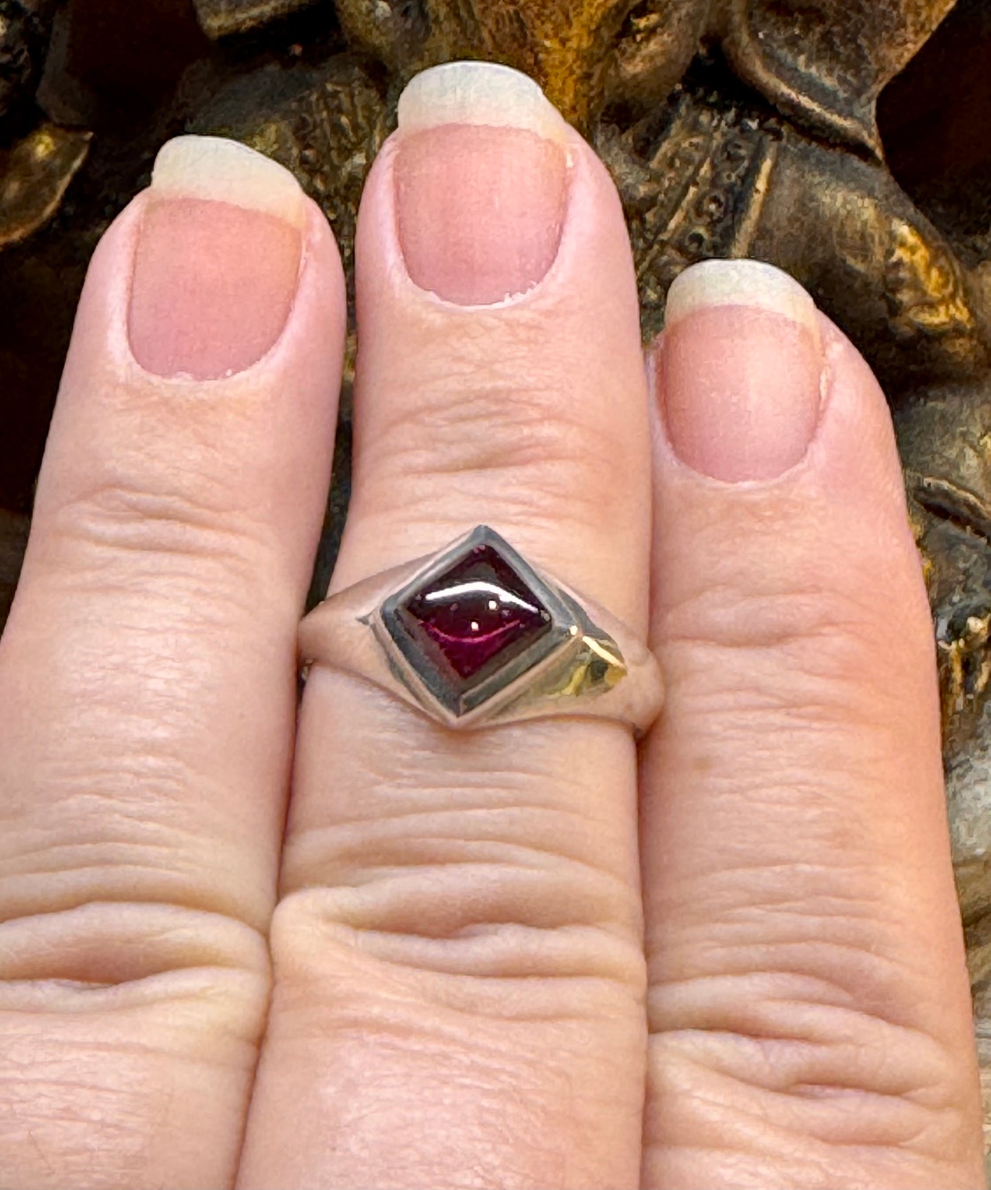 Bague Grenat T56