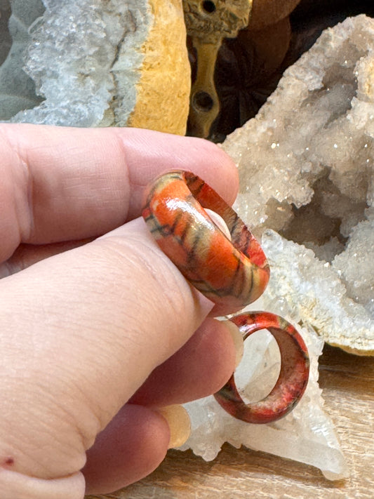 Bague fantaisie en bois
