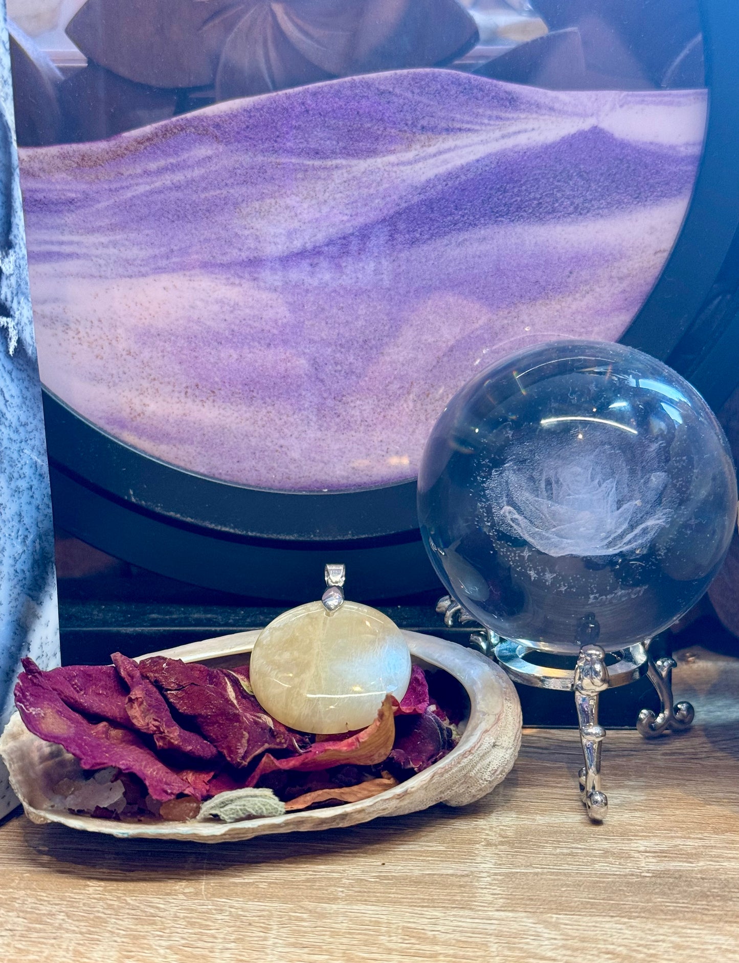 Pendentif de Pierre de Lune