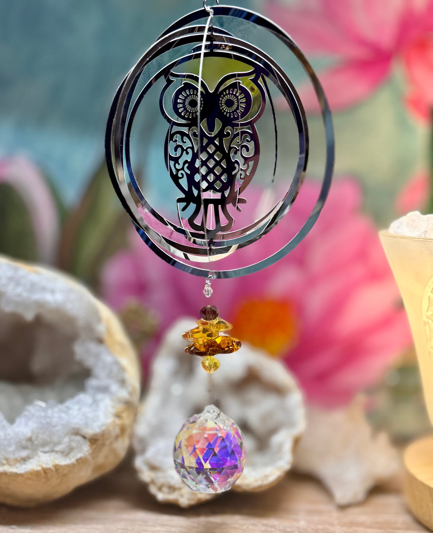 Capteur solaire hibou