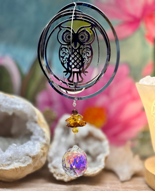 Capteur solaire hibou