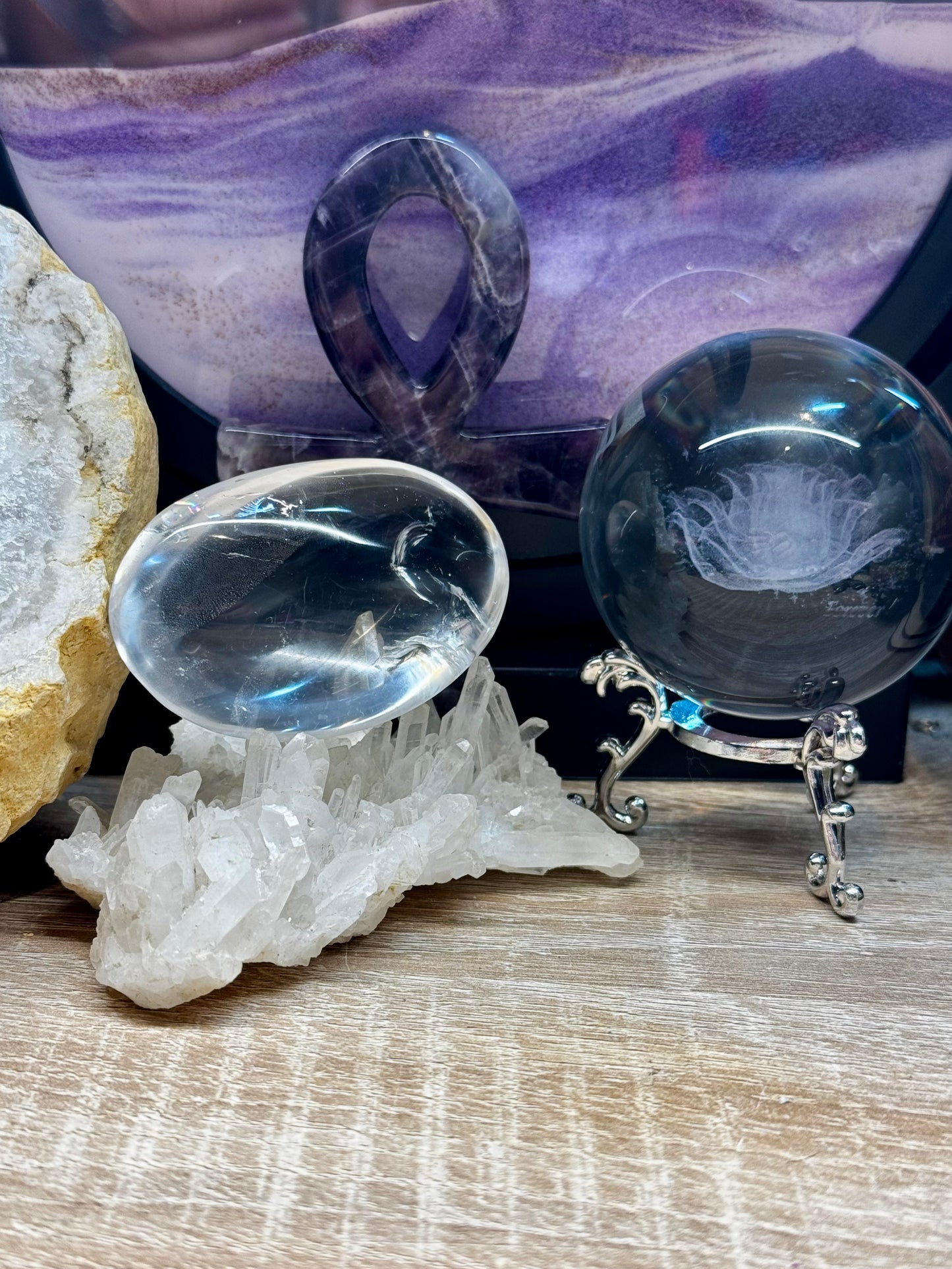 Galets de Quartz Cristal