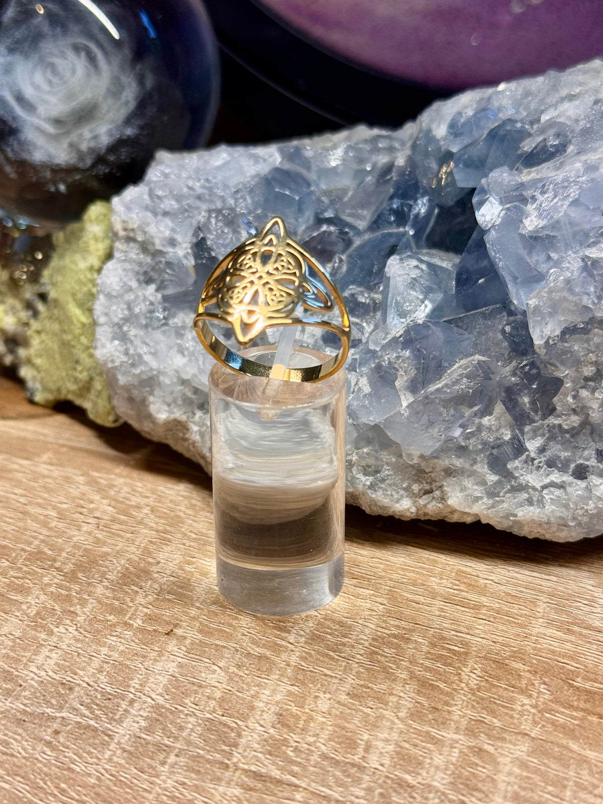 Bague Noeud de Sorcière doré
