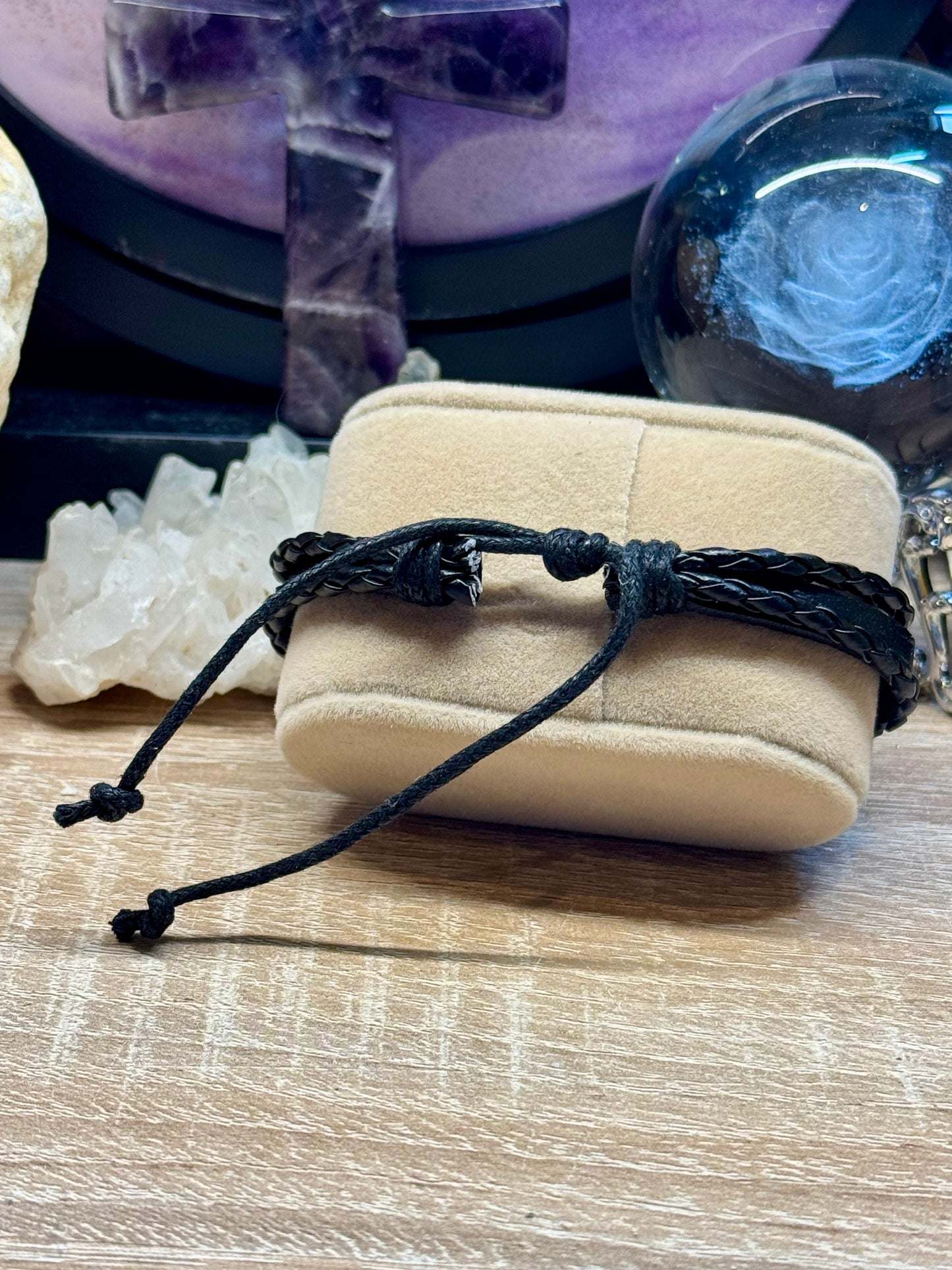 Bracelet ajustable en similicuir - 2