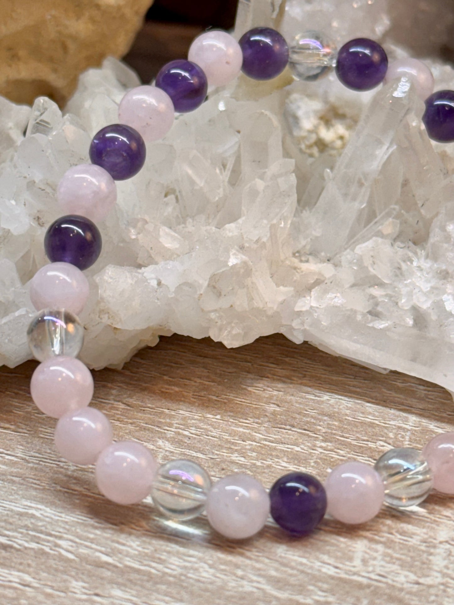 Bracelet "Amour Inconditionnel, Paix et Tranquillité"