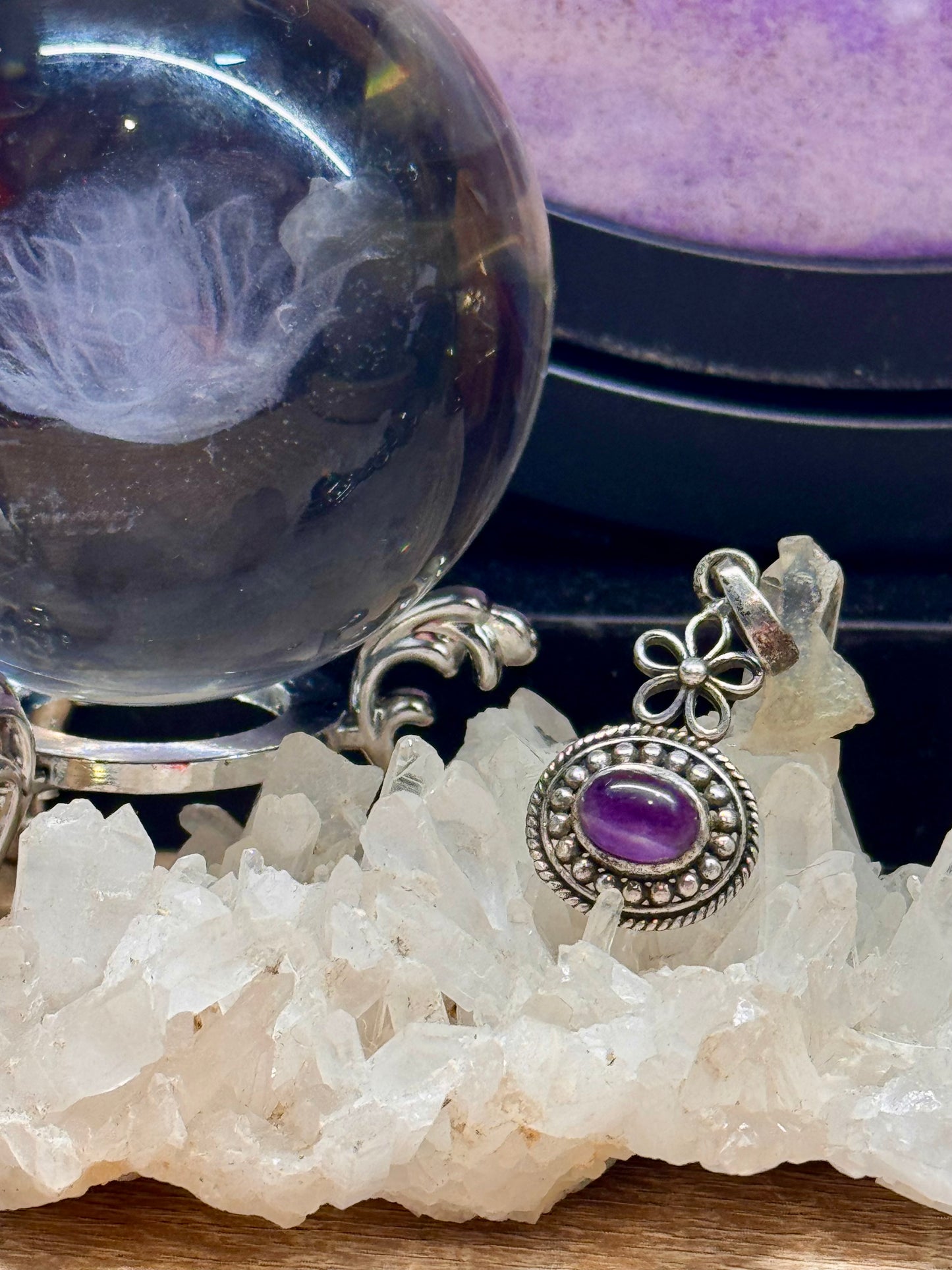 Pendentif d’améthyste