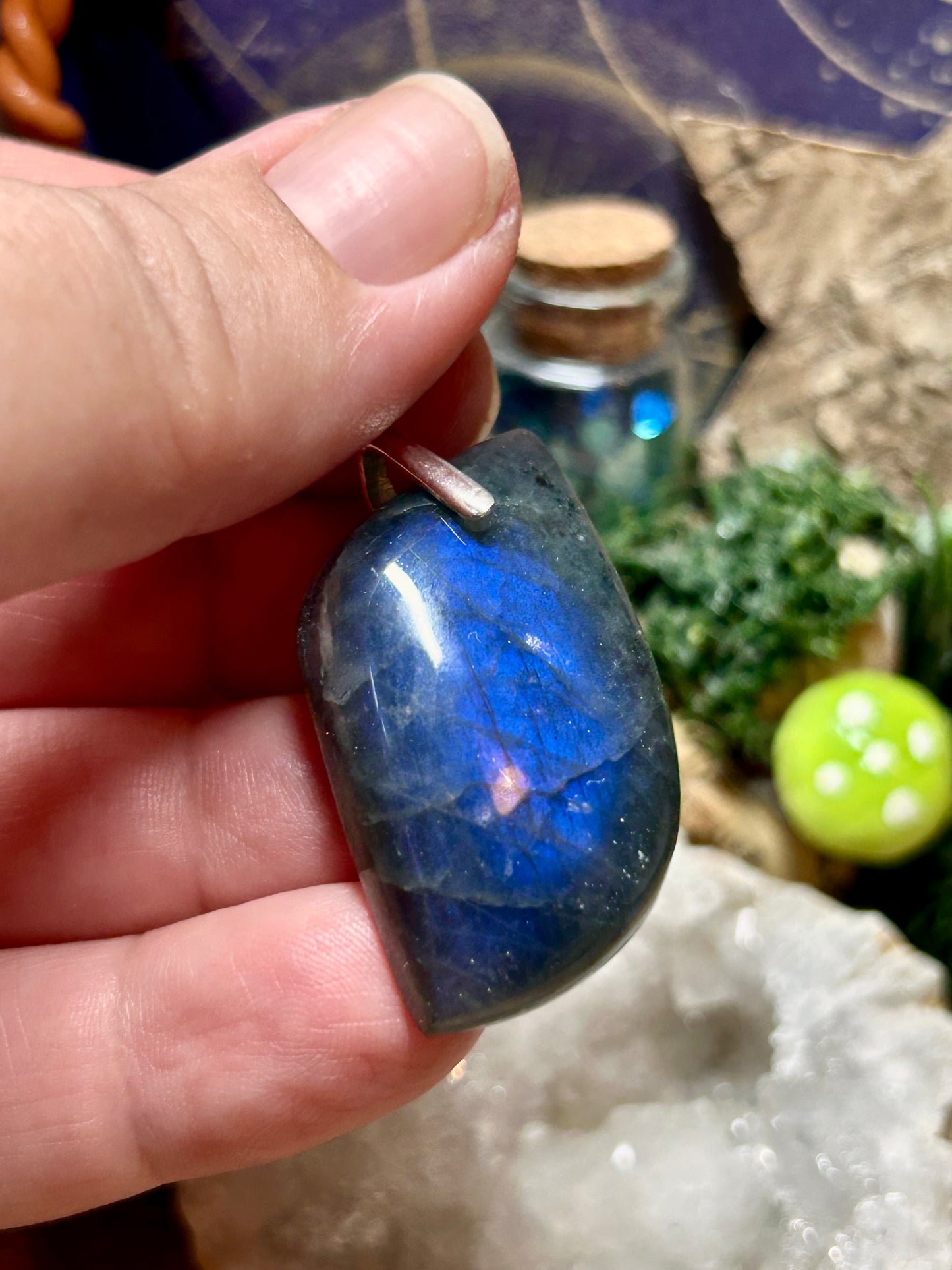 Pendentif en labradorite