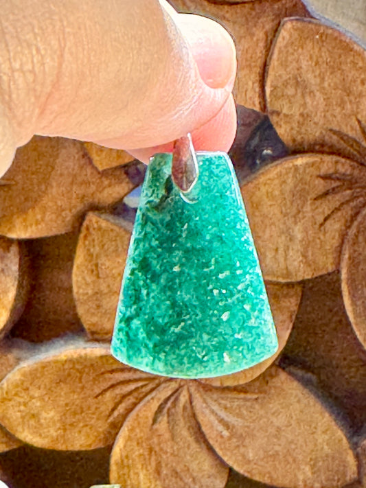 Pendentif en aventurine verte