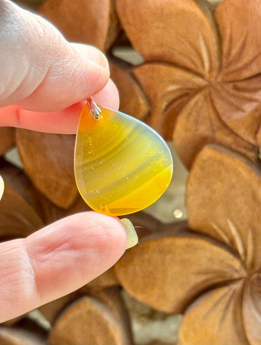 Pendentif en agate Arc-en-ciel