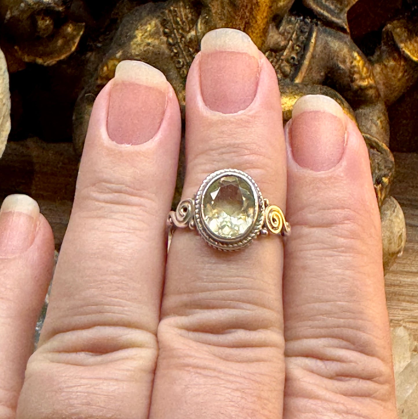 Bague Citrine T55