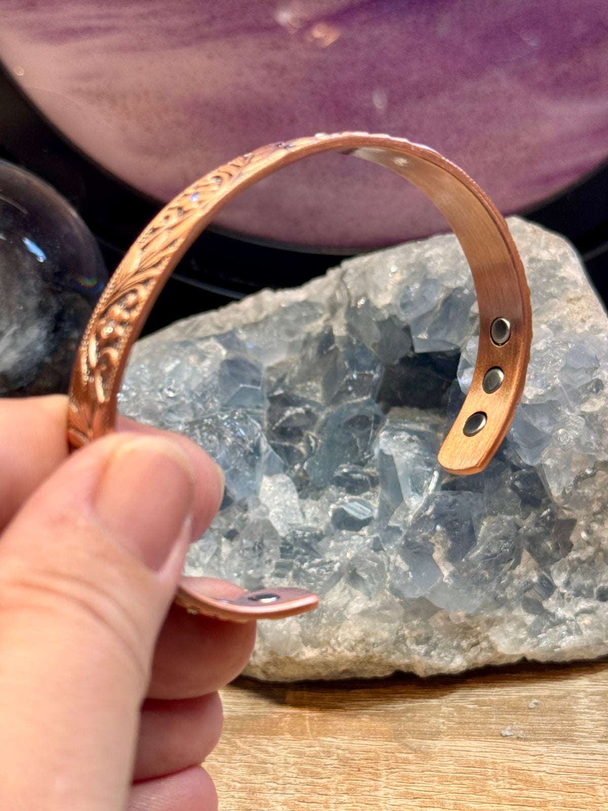 Bracelet magnétique avec aimants - H