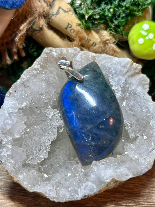 Pendentif en labradorite