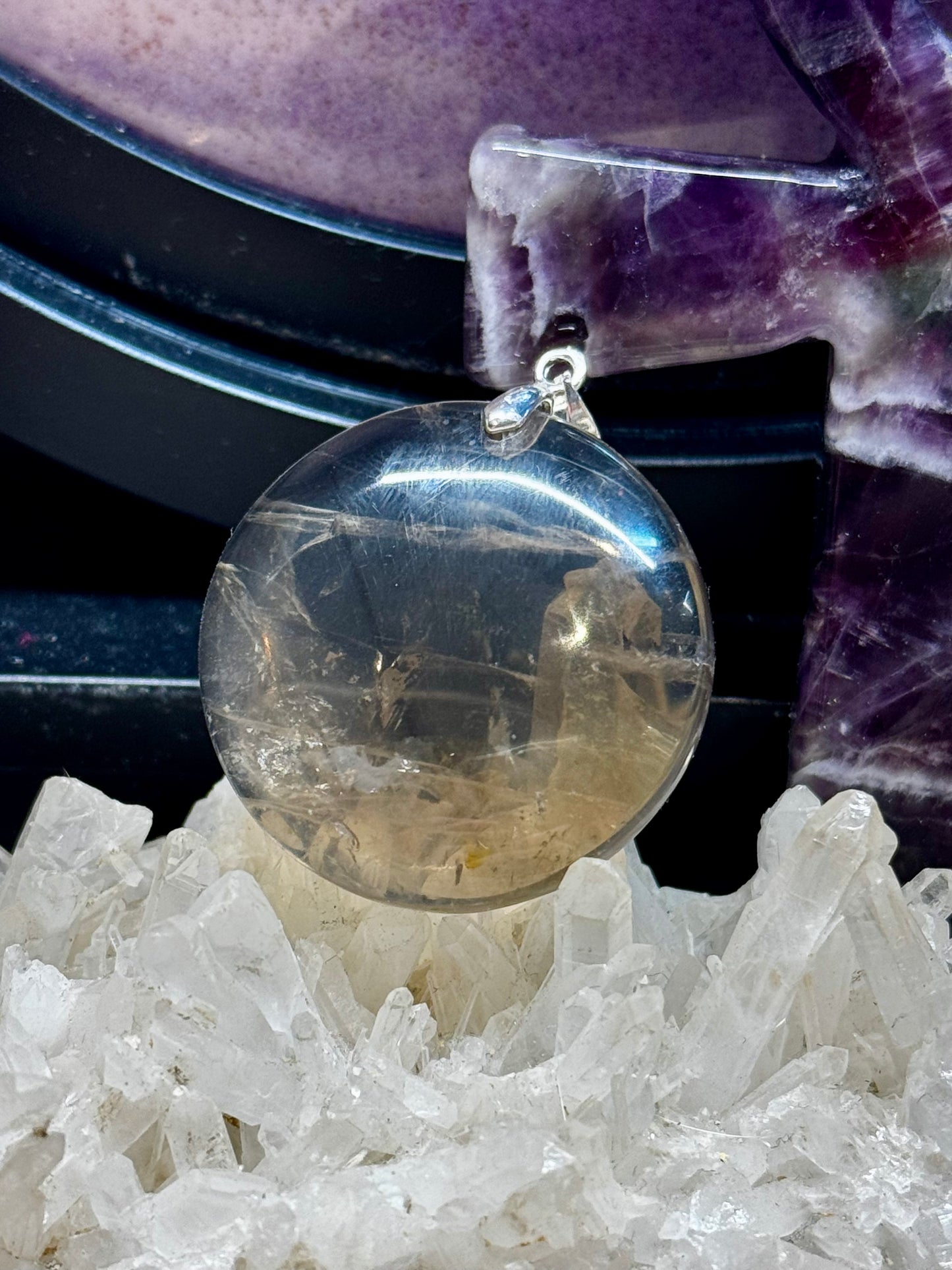 Pendentif de Quartz Fumé