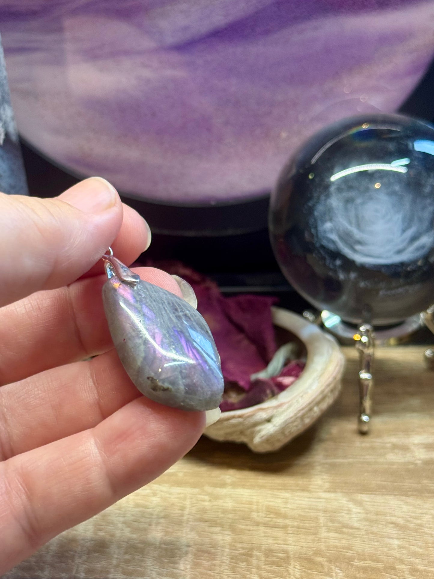 Pendentif en Labradorite