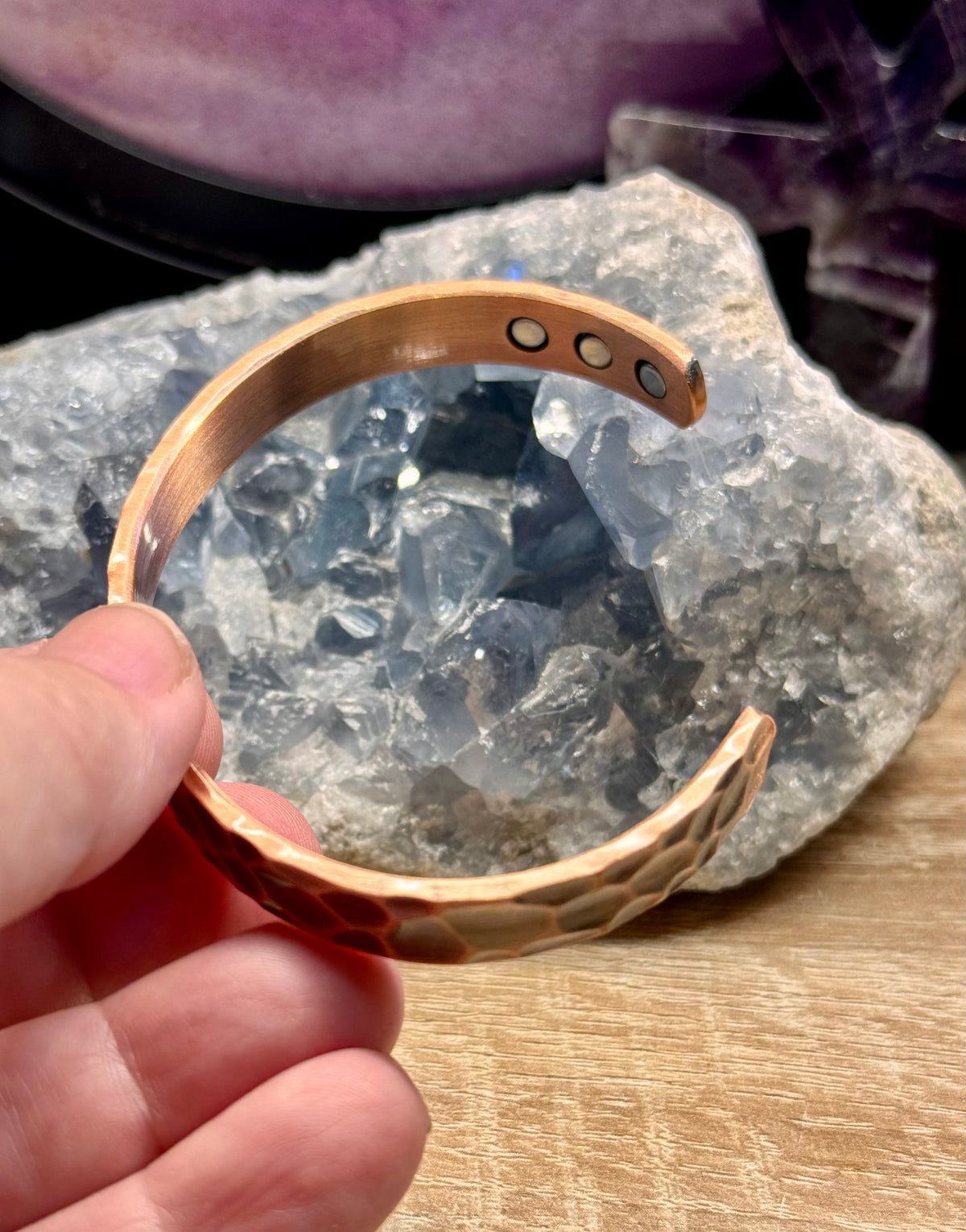 Bracelet magnétique avec aimants - A
