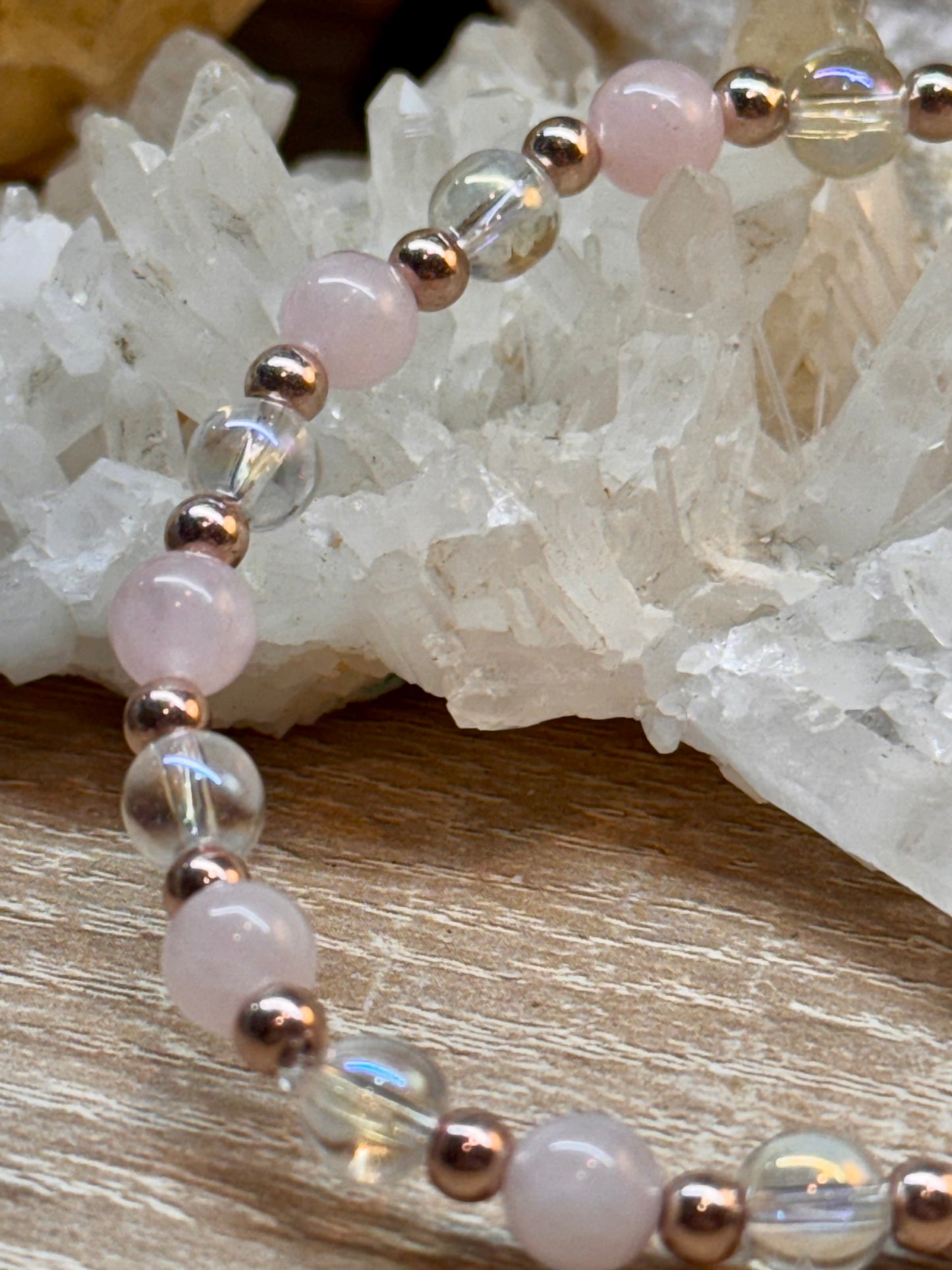 Bracelet "Amour Inconditionnel, Tranquillité et Joie"