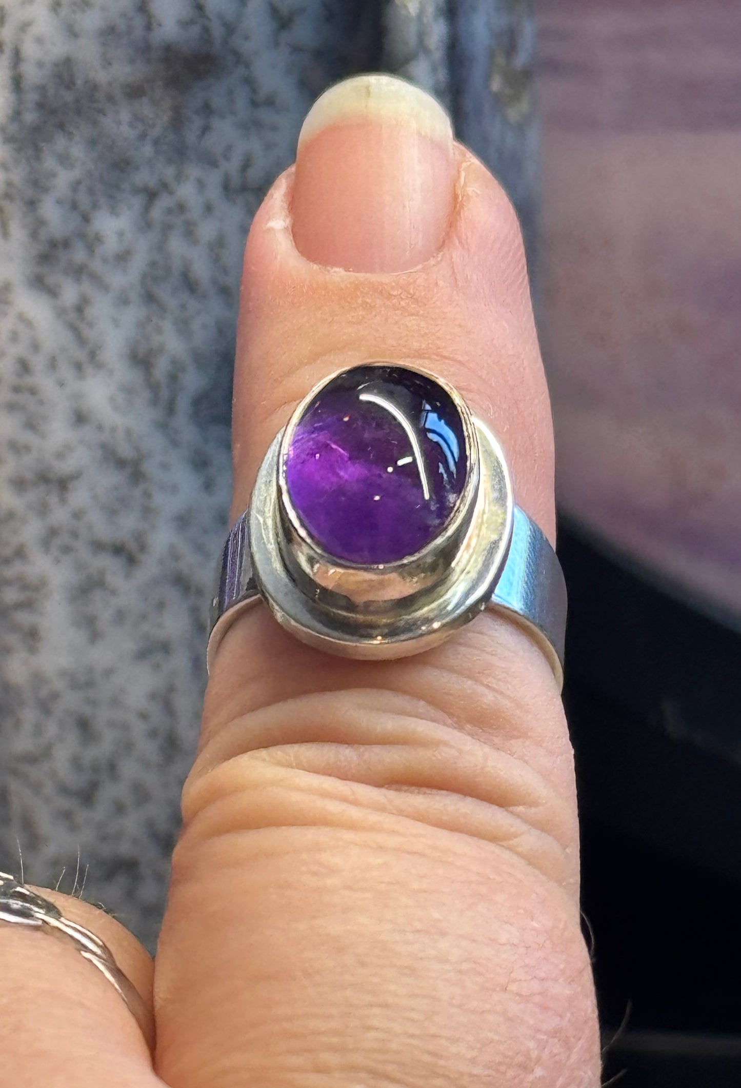 Bague en Améthyste T55