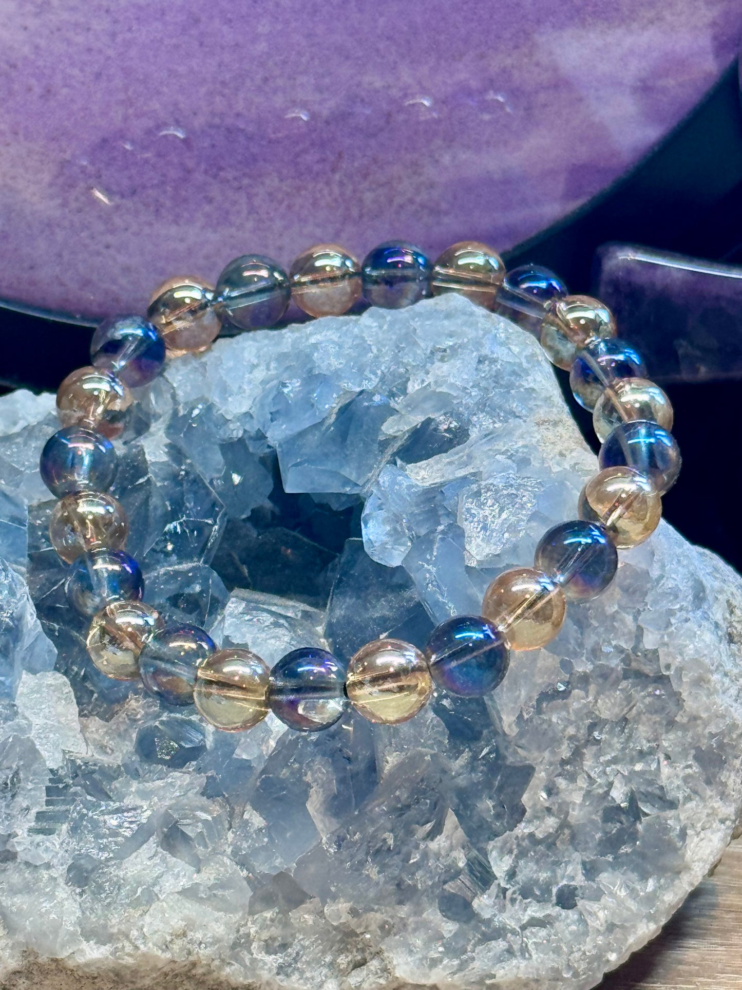 Bracelet en perles d’Aqua Aura