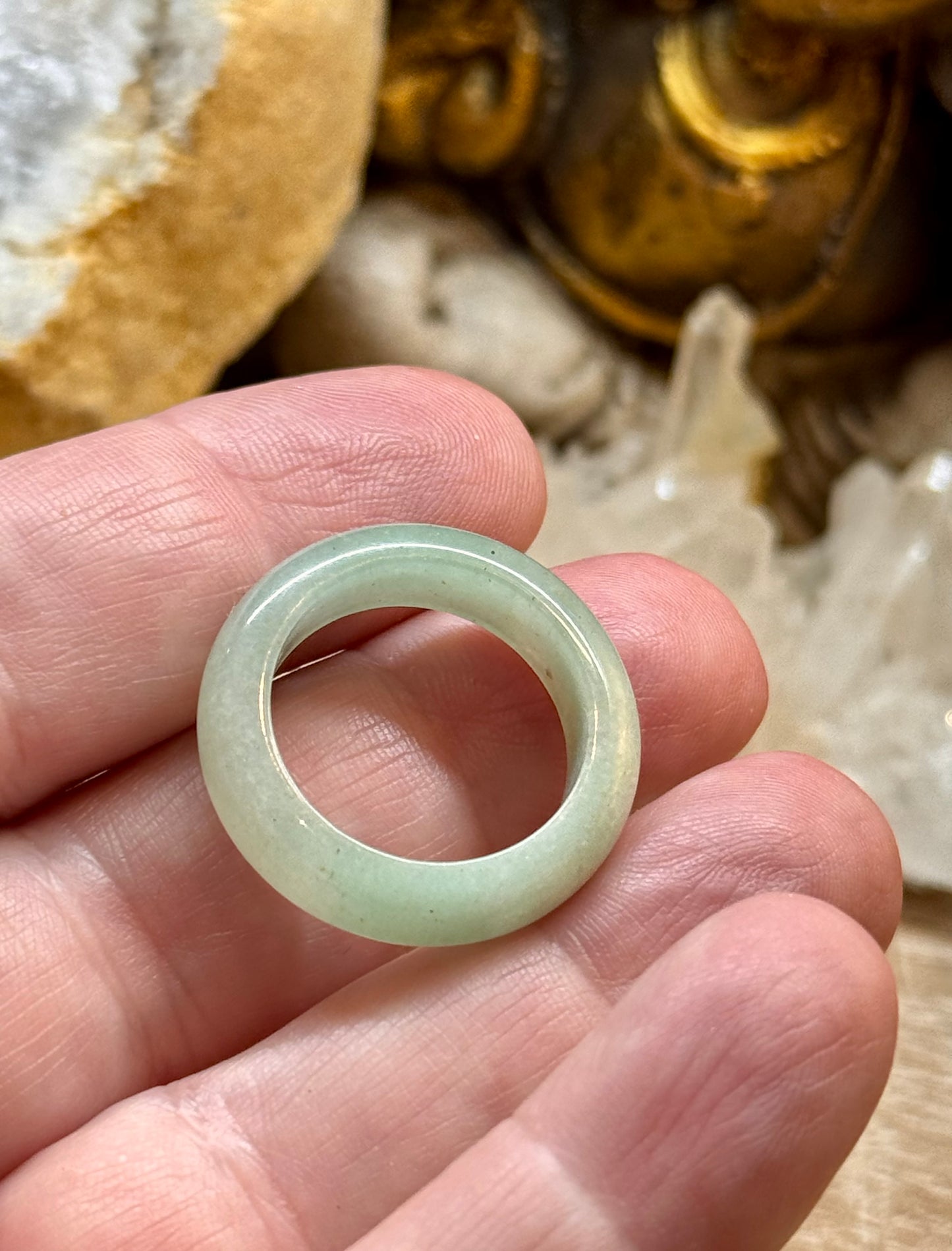 Anneau en Aventurine T57