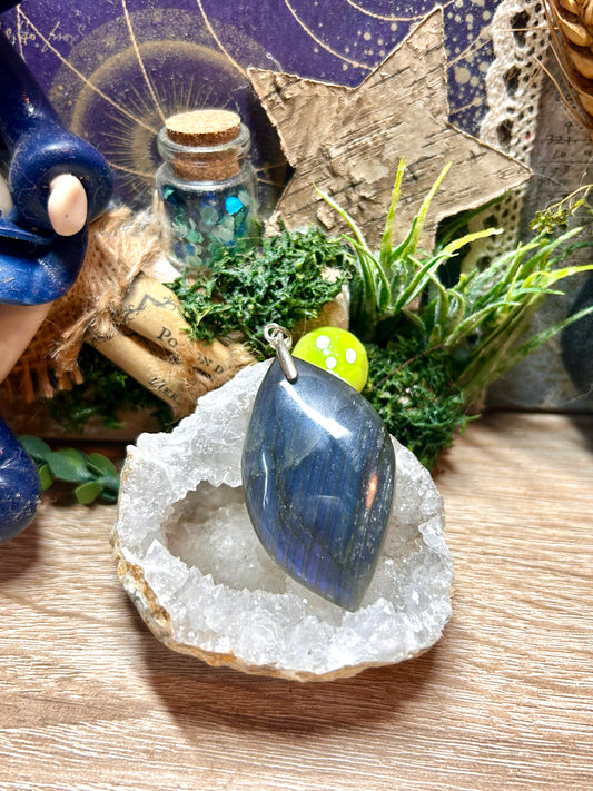 Pendentif en labradorite