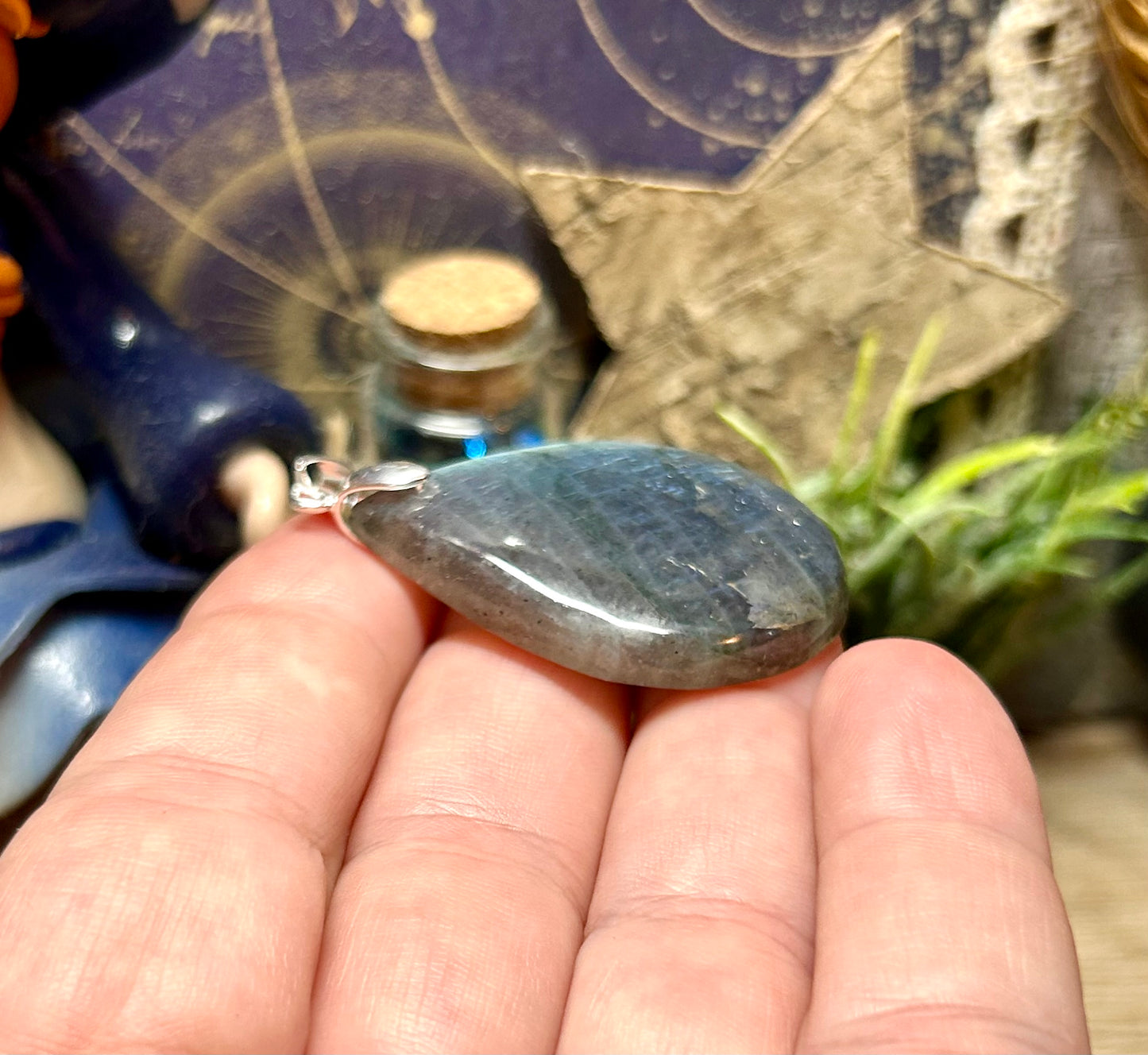 Pendentif en labradorite