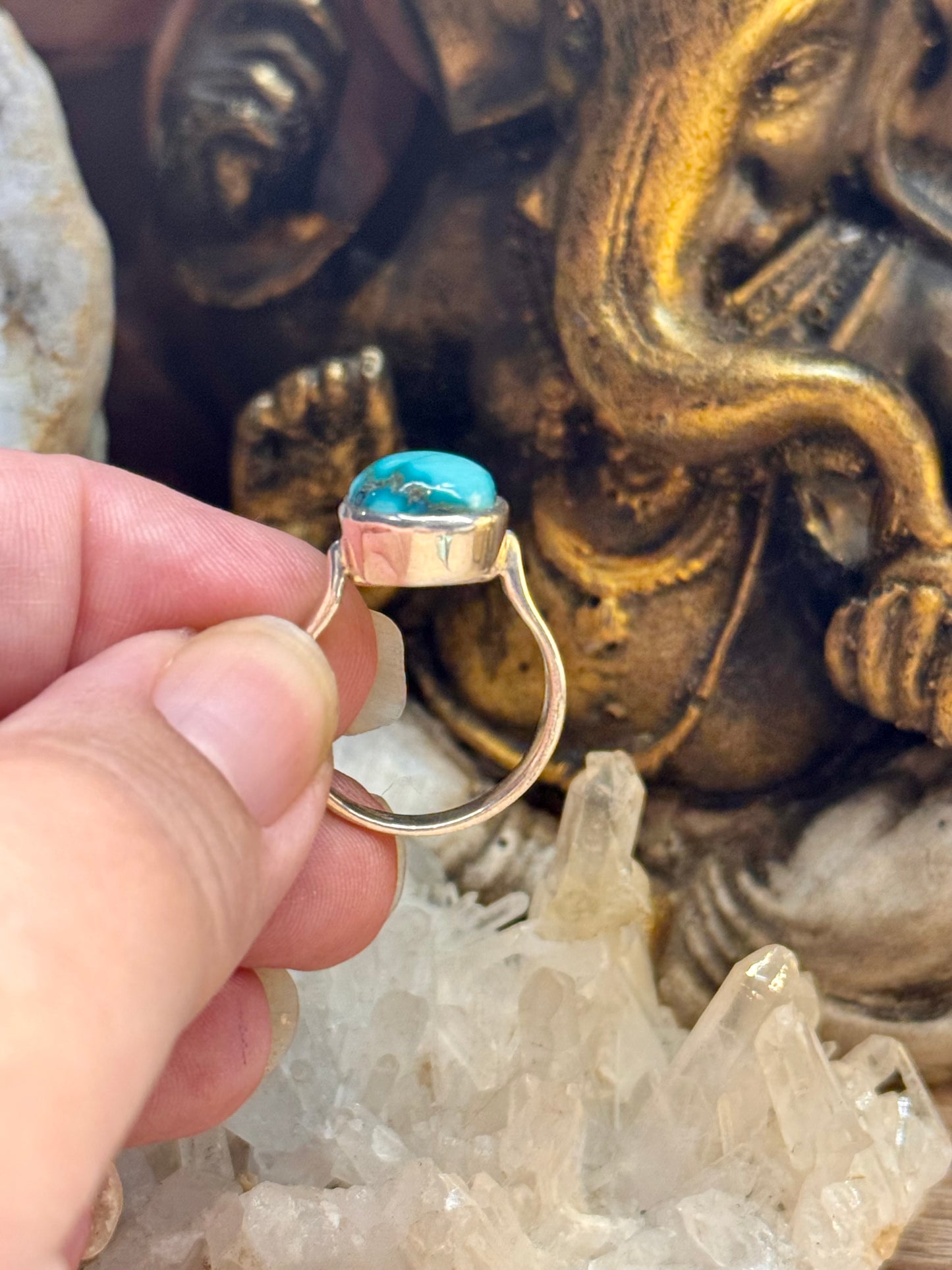Bague en turquoise T55