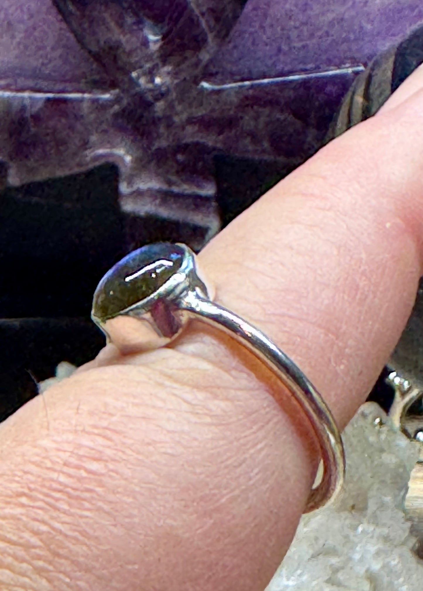 Bague en argent - Labradorite